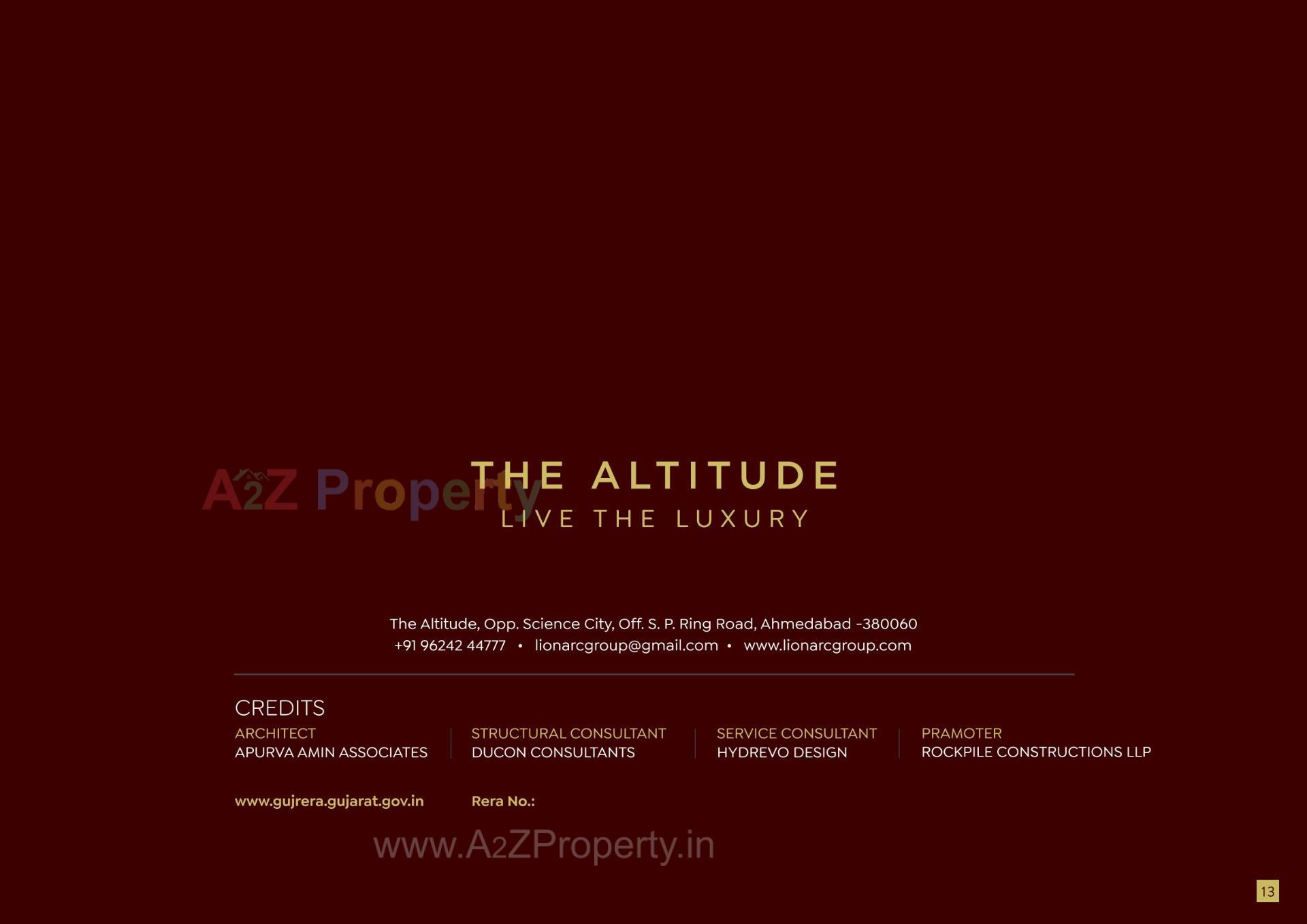  of real estate project The Altitude located at Bhadaj, Ahmedabad, Gujarat