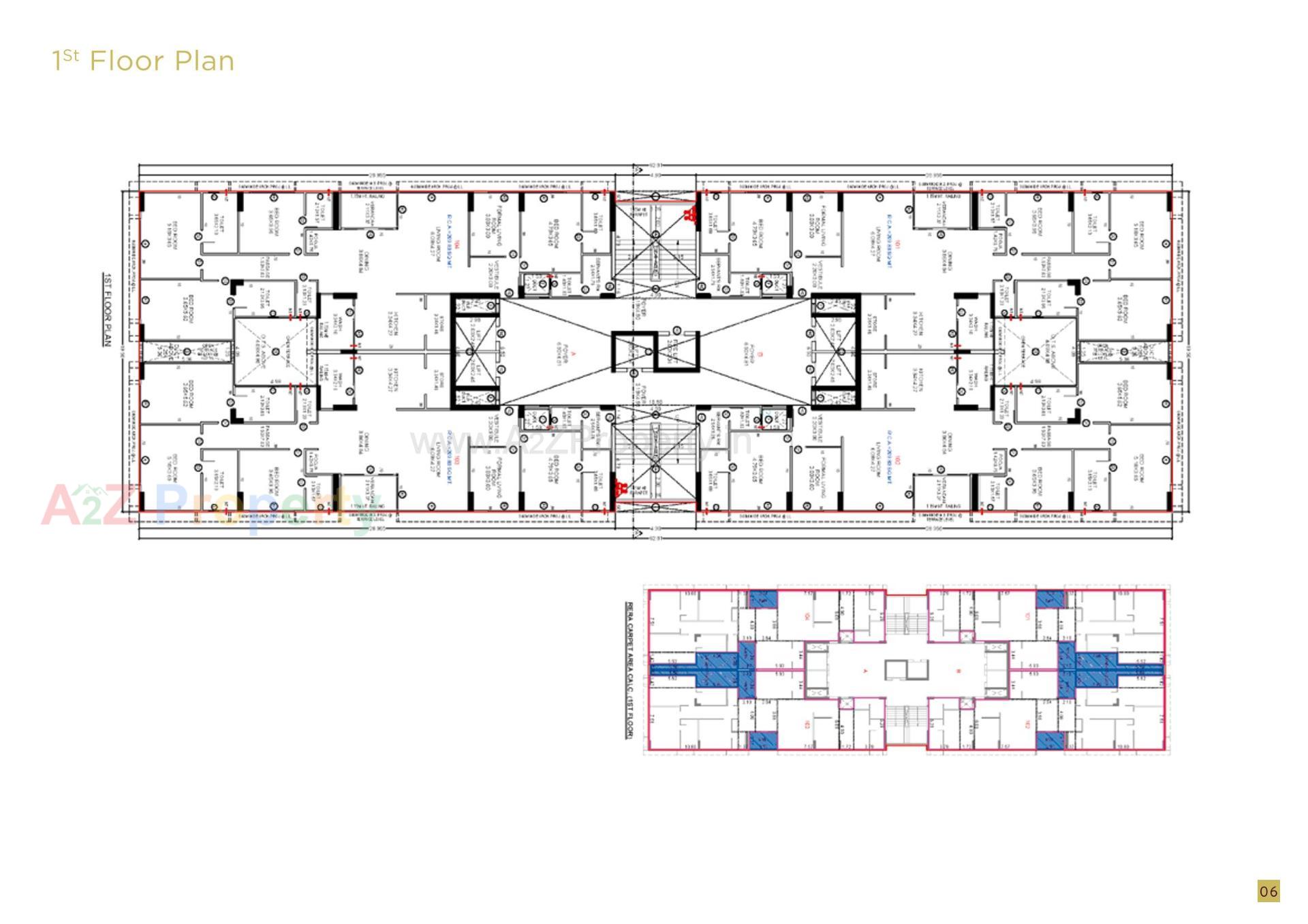 Layout of real estate project The Altitude located at Bhadaj, Ahmedabad, Gujarat