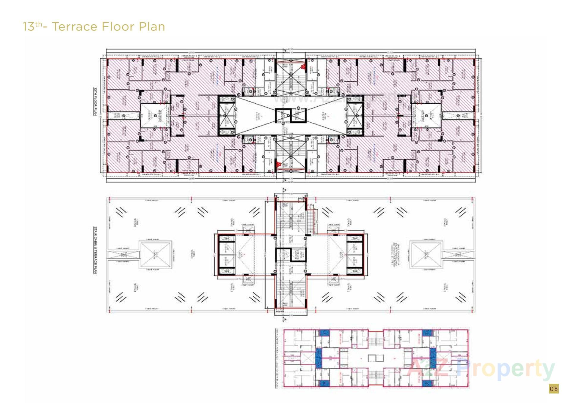 Layout of real estate project The Altitude located at Bhadaj, Ahmedabad, Gujarat