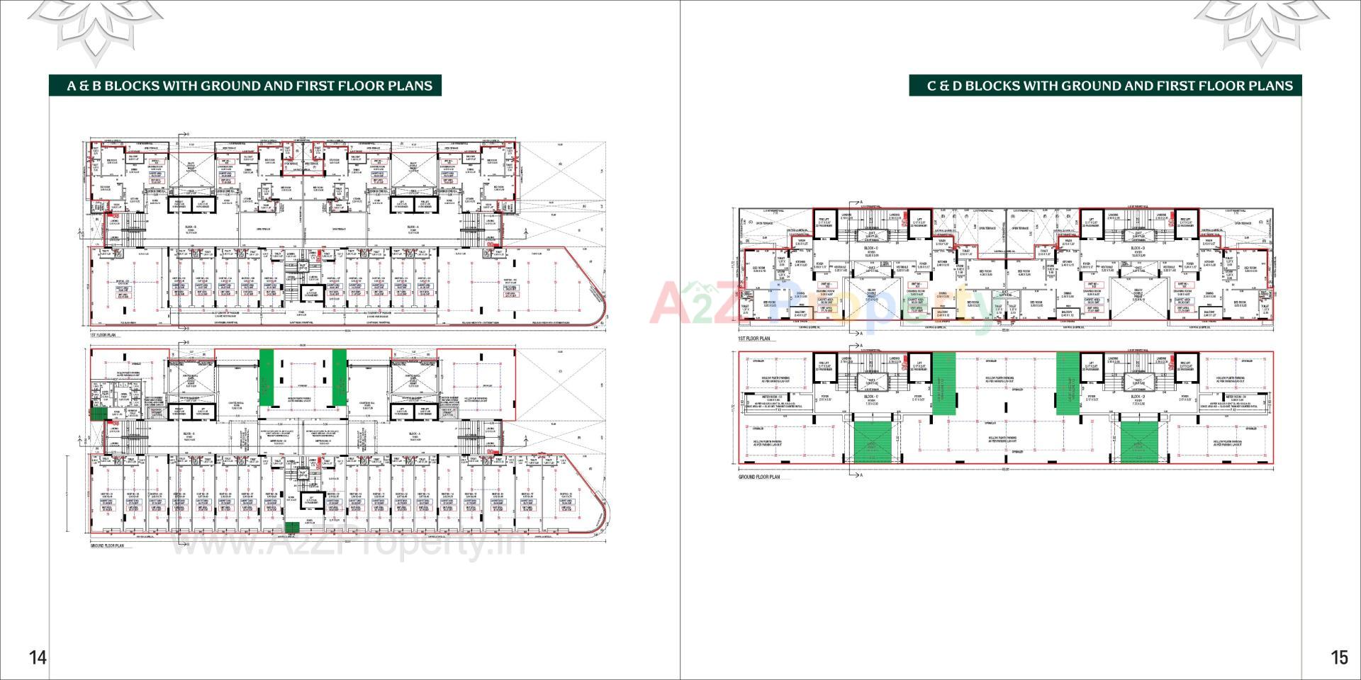 Layout of real estate project The Ashoka located at Vastral , Ahmedabad, Gujarat