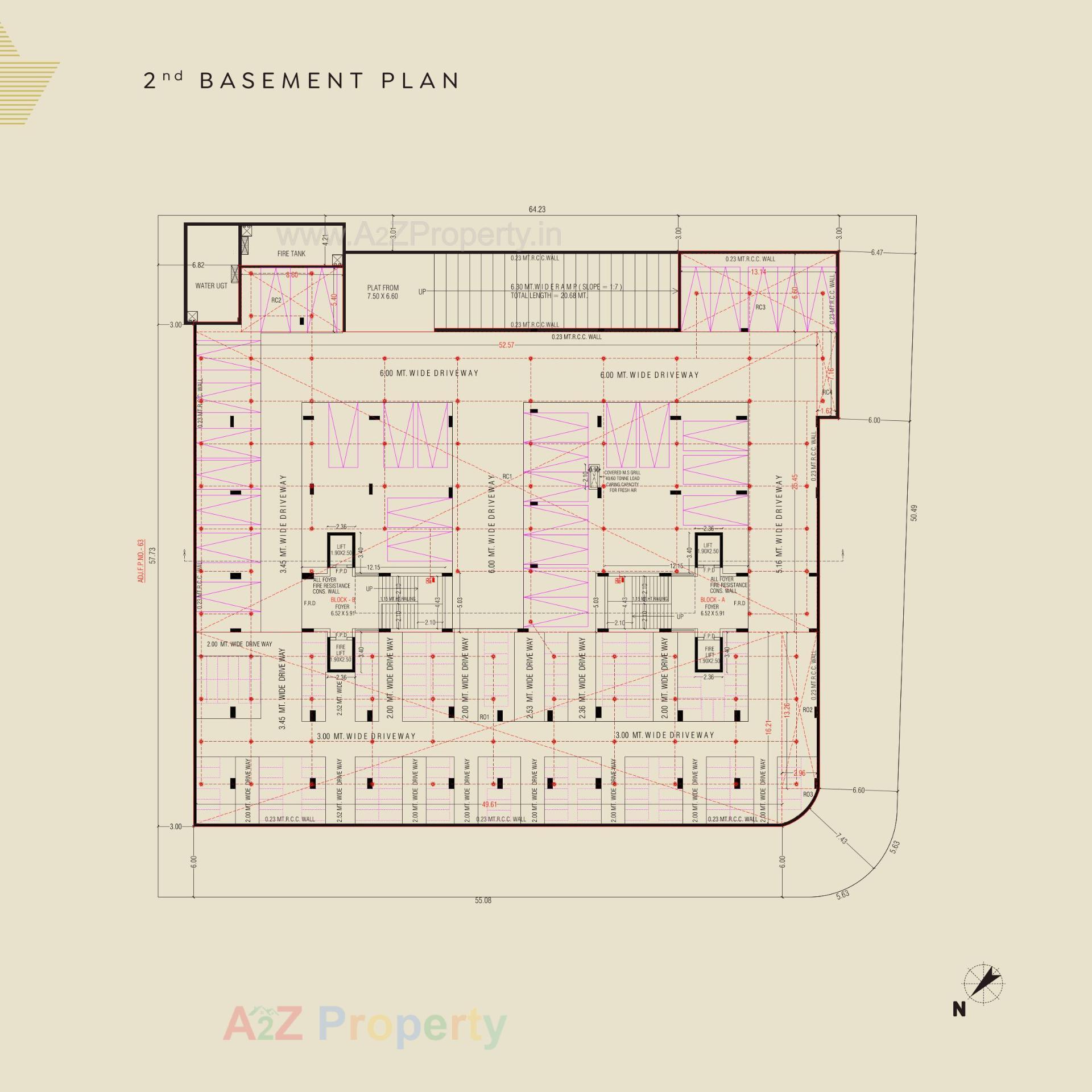 Layout of real estate project The August located at Ahmedabad, Ahmedabad, Gujarat
