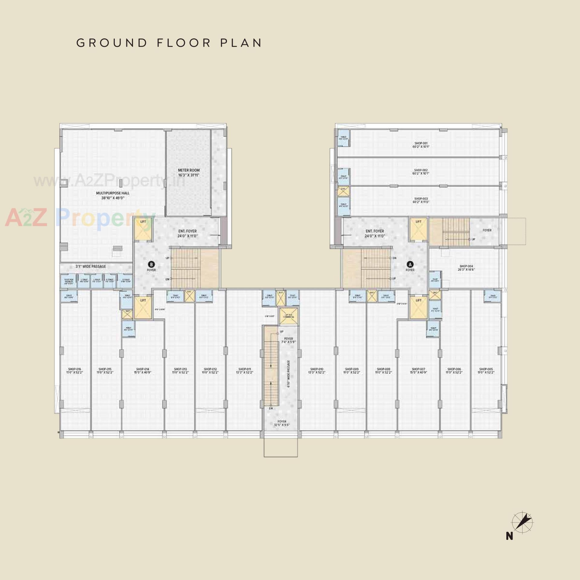 Layout of real estate project The August located at Ahmedabad, Ahmedabad, Gujarat