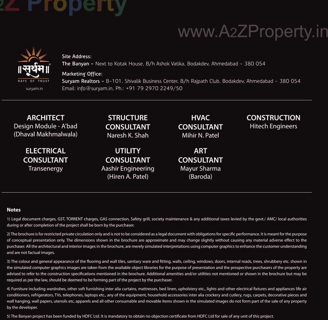 Amenities of The Banyan