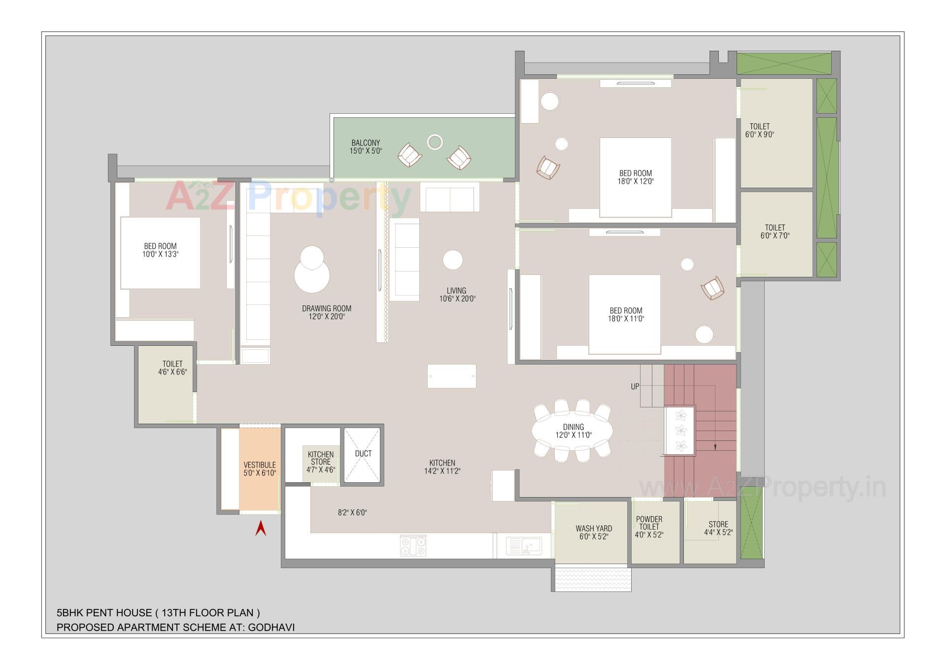 Layout of real estate project The Canvas located at Godhavi, Ahmedabad, Gujarat