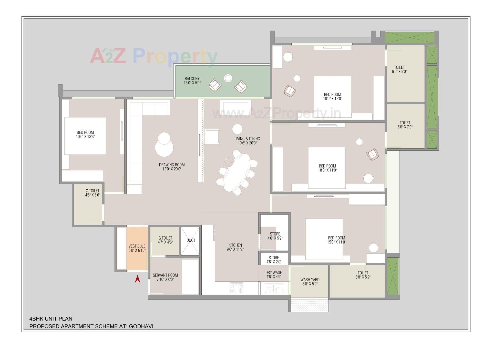 Layout of real estate project The Canvas located at Godhavi, Ahmedabad, Gujarat