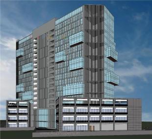 Elevation of real estate project The Capital located at Sola, Ahmedabad, Gujarat