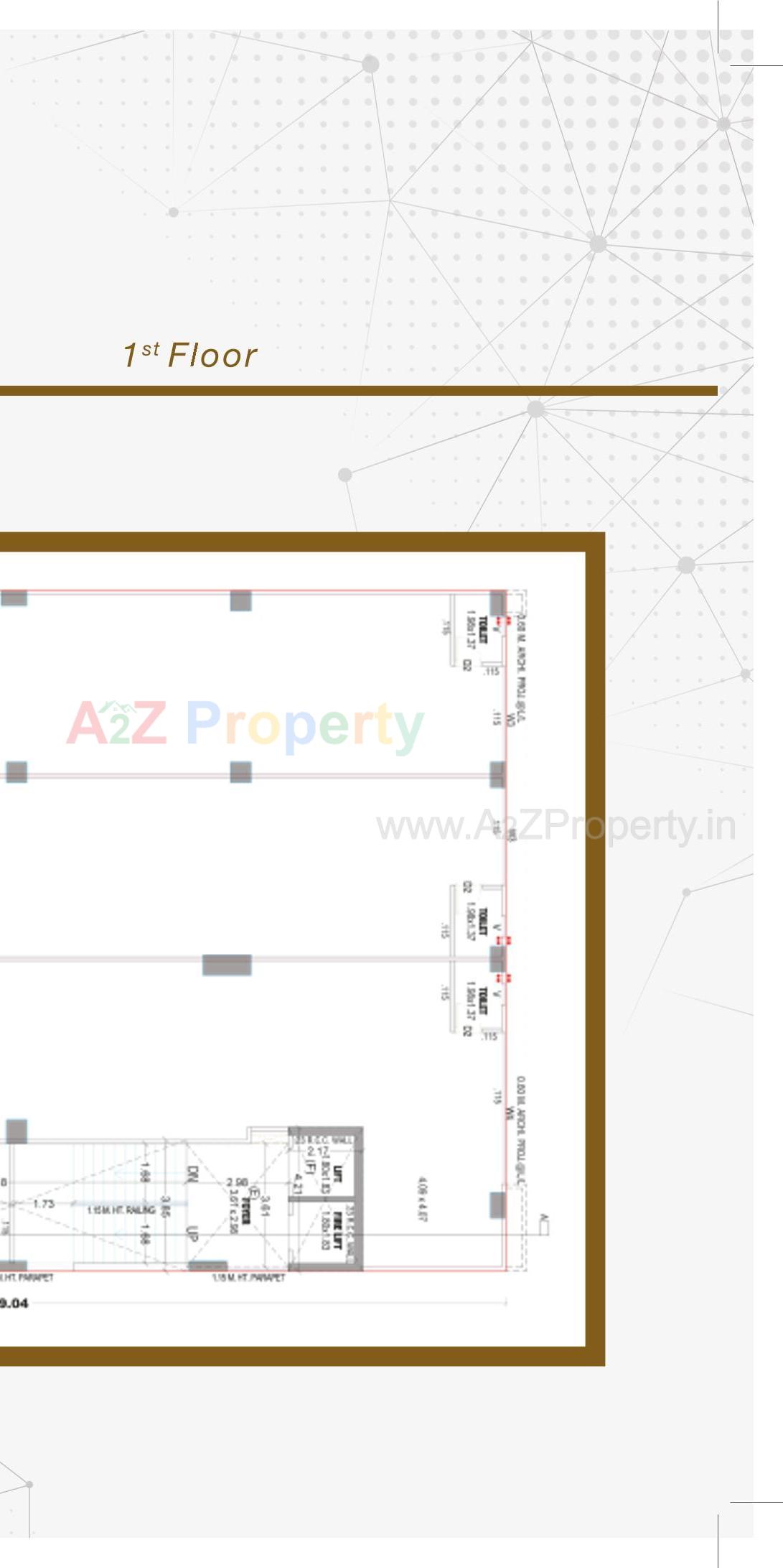 Layout of real estate project The Capital located at Shekhpur-khanpur, Ahmedabad, Gujarat