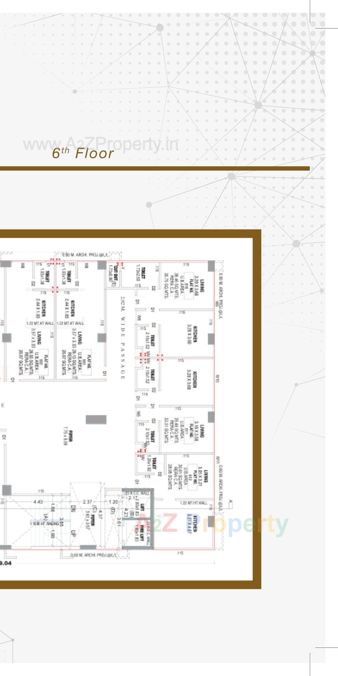 Layout of real estate project The Capital located at Shekhpur-khanpur, Ahmedabad, Gujarat