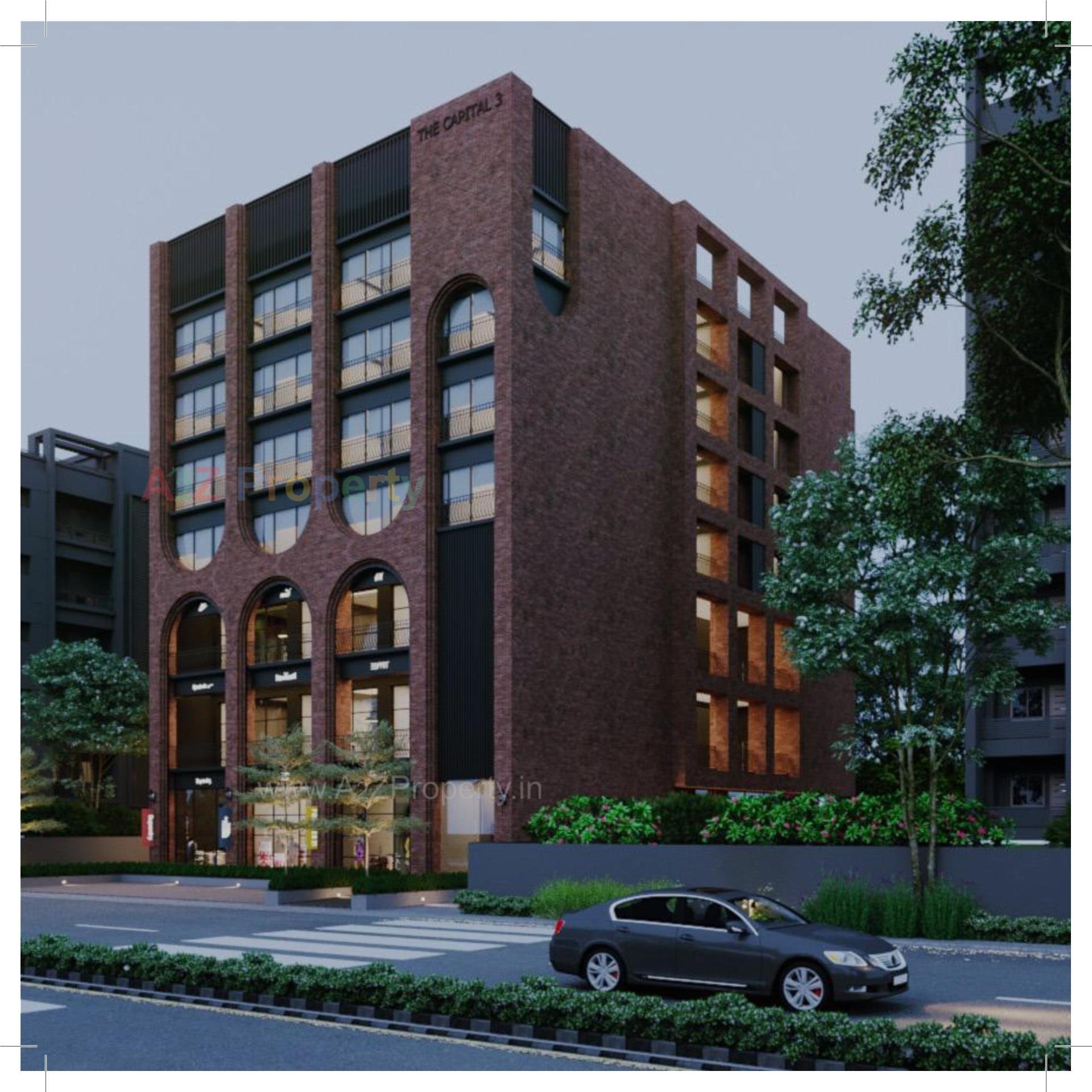 3D Elevation of real estate project The Capital located at Shekhpur-khanpur, Ahmedabad, Gujarat