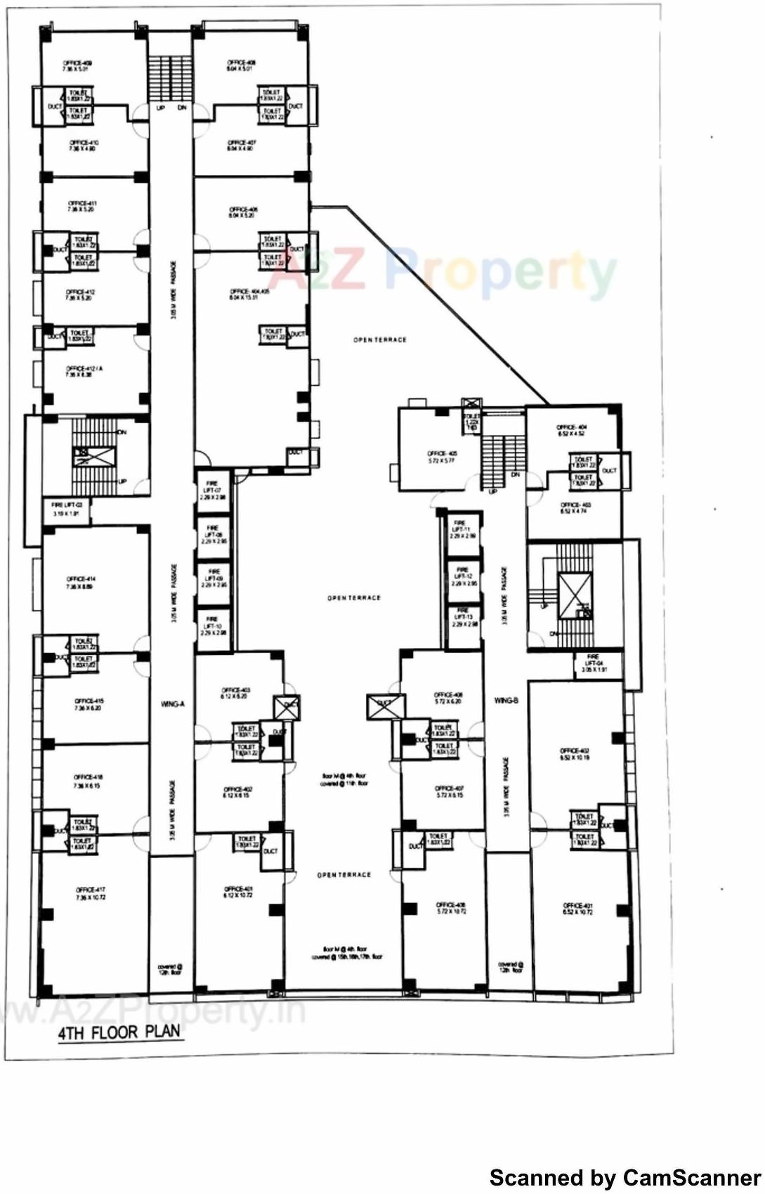 Layout of real estate project The Capital located at Sola, Ahmedabad, Gujarat