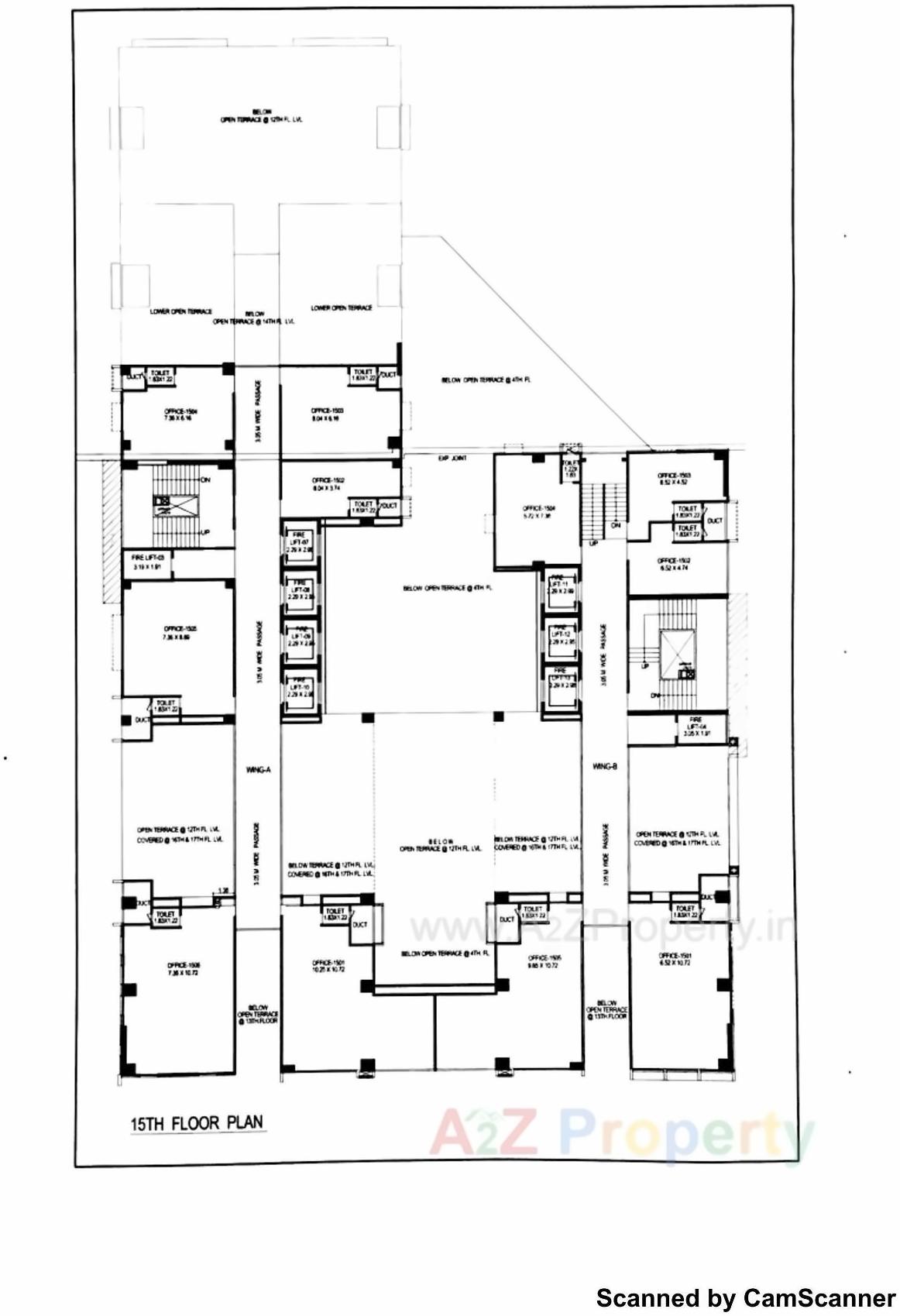 Layout of real estate project The Capital located at Sola, Ahmedabad, Gujarat