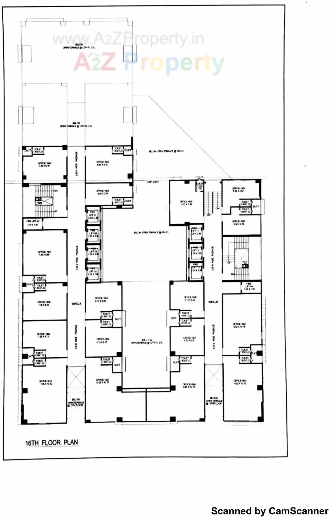 Layout of real estate project The Capital located at Sola, Ahmedabad, Gujarat