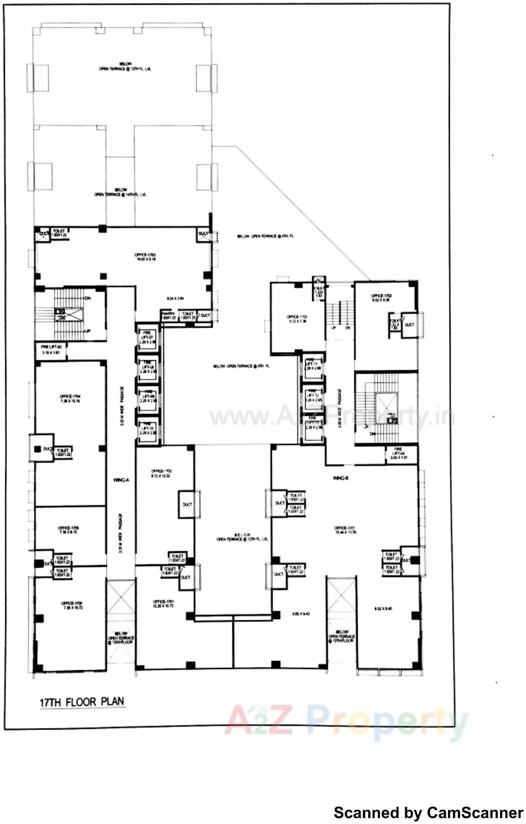 Layout of real estate project The Capital located at Sola, Ahmedabad, Gujarat