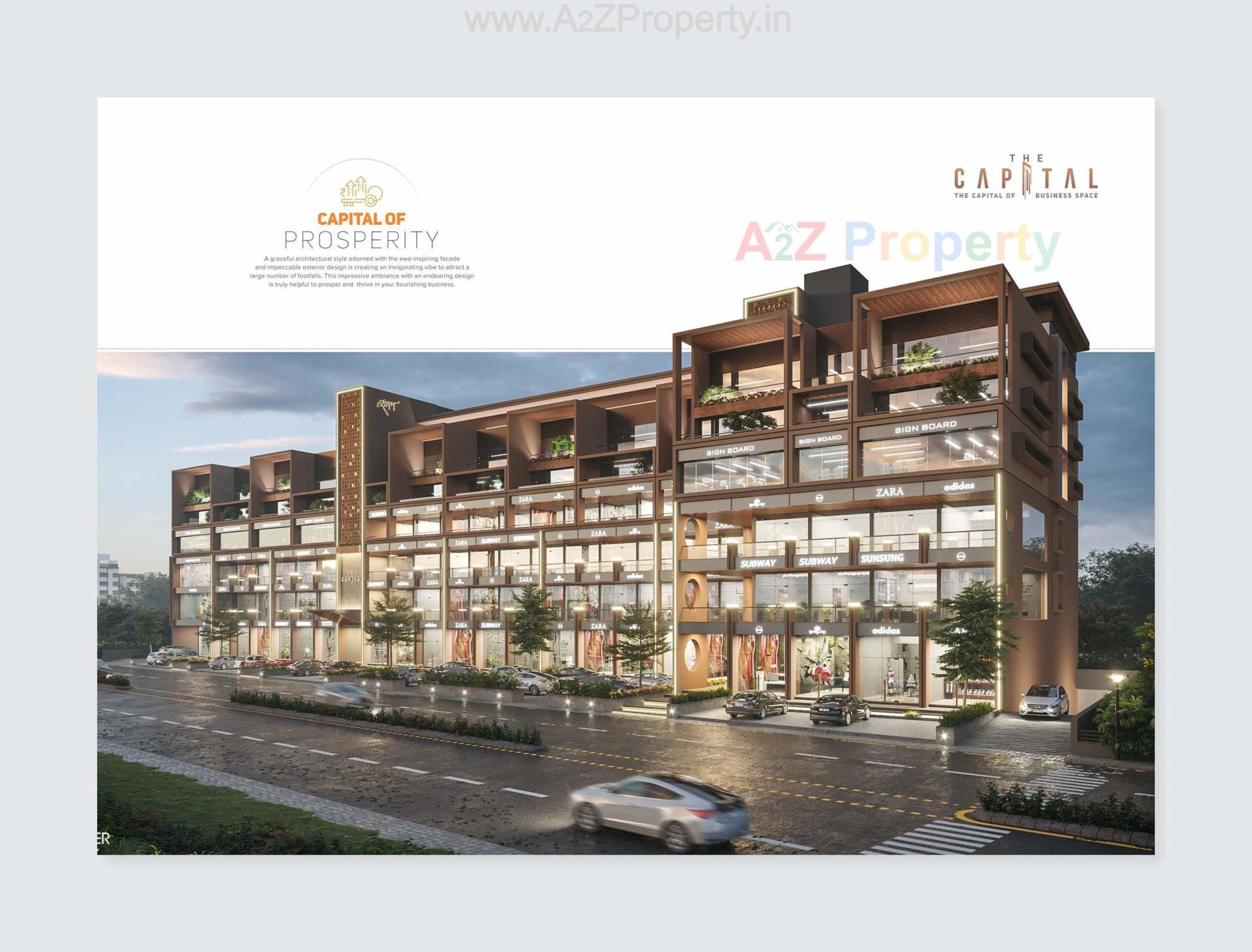 3D Elevation of real estate project The Capital located at Nikol, Ahmedabad, Gujarat