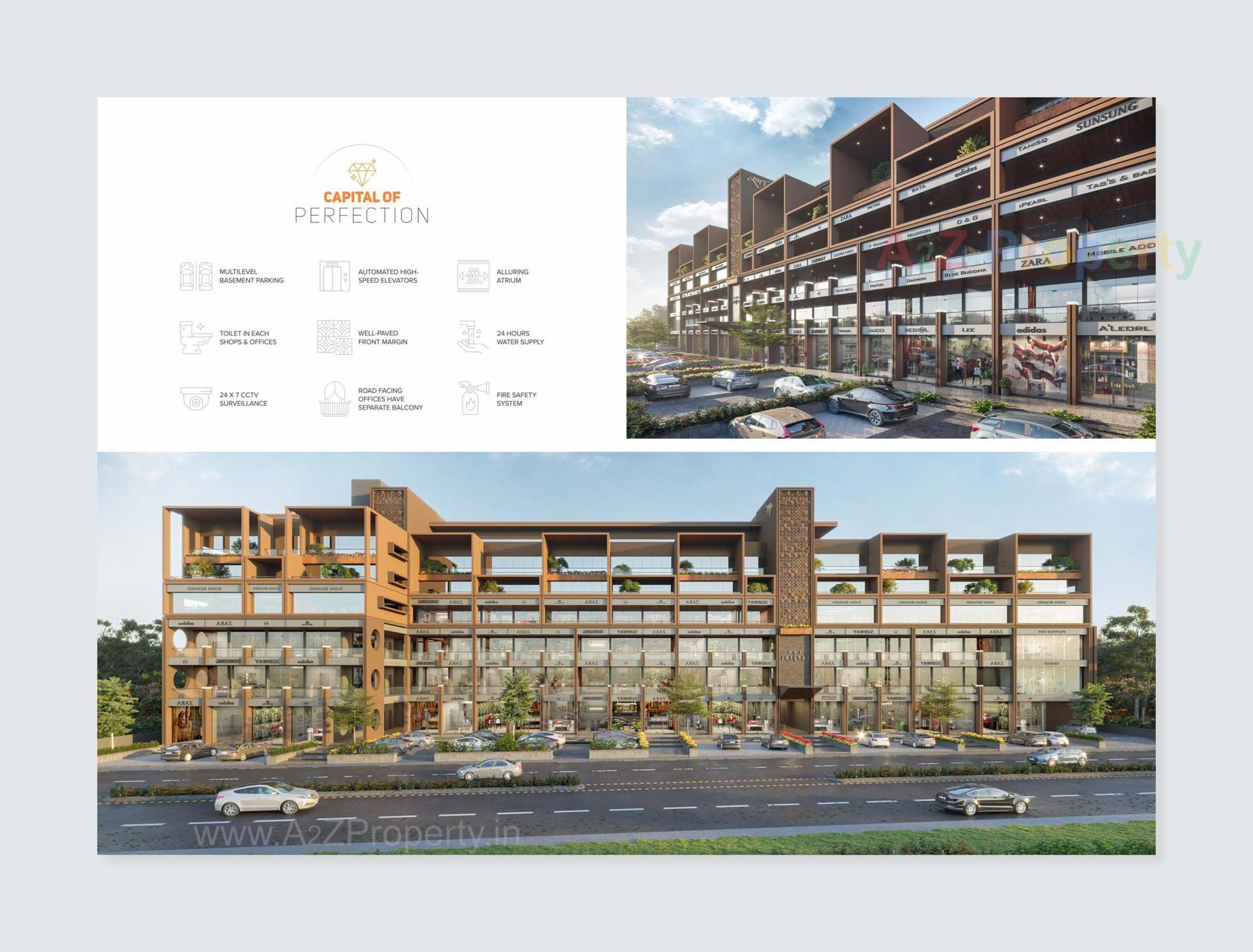 3D Elevation of real estate project The Capital located at Nikol, Ahmedabad, Gujarat