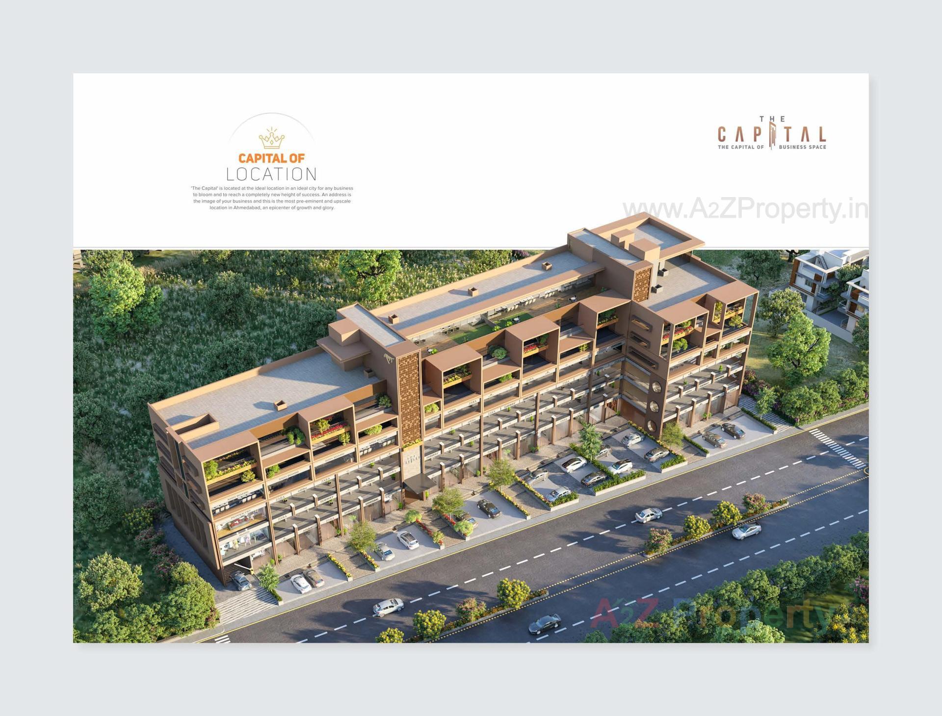 3D Elevation of real estate project The Capital located at Nikol, Ahmedabad, Gujarat