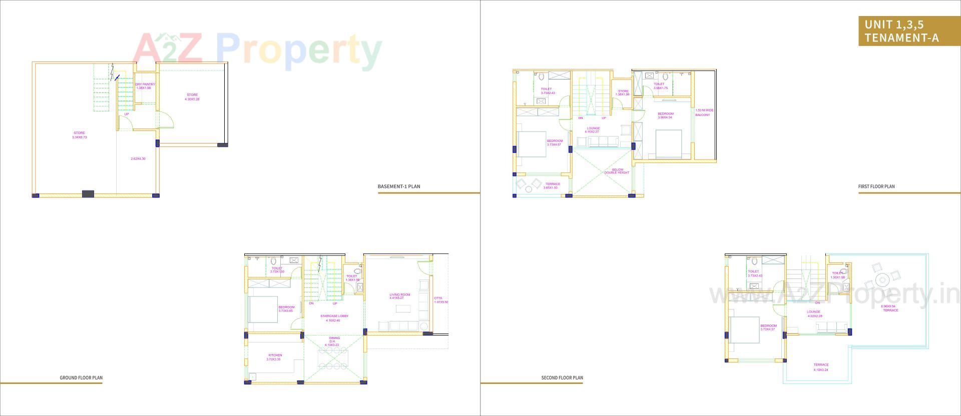 Layout of real estate project The Castle located at Chharodi, Ahmedabad, Gujarat