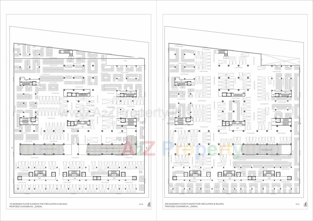 Layout of real estate project The Cbd located at Zundal, Ahmedabad, Gujarat