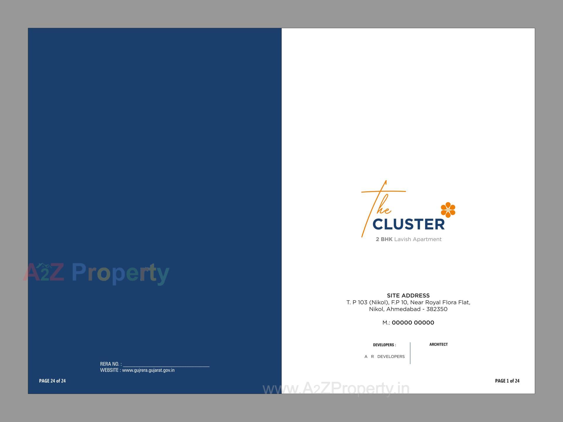  of real estate project The Cluster located at Nikol, Ahmedabad, Gujarat