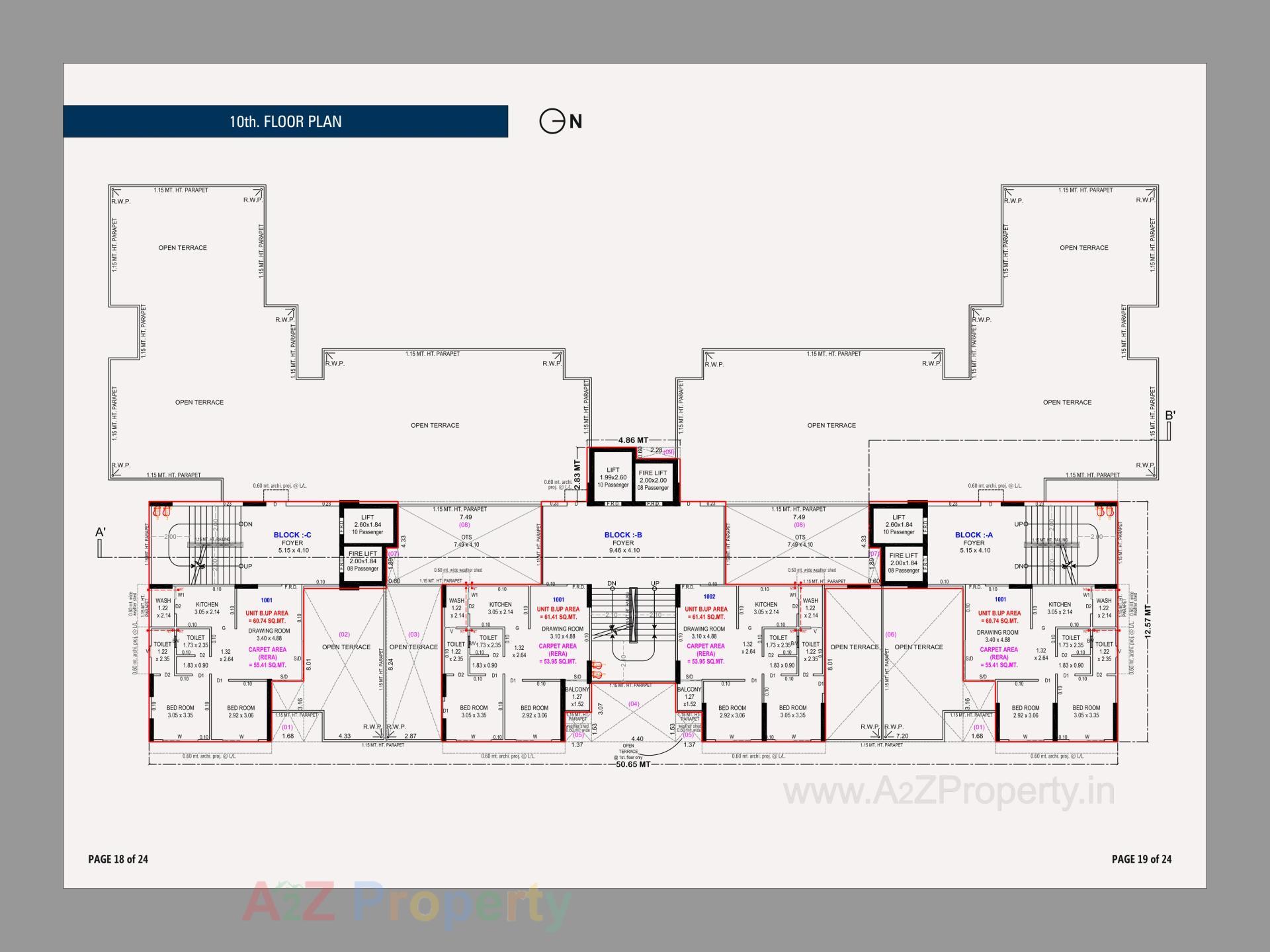 Layout of real estate project The Cluster located at Nikol, Ahmedabad, Gujarat