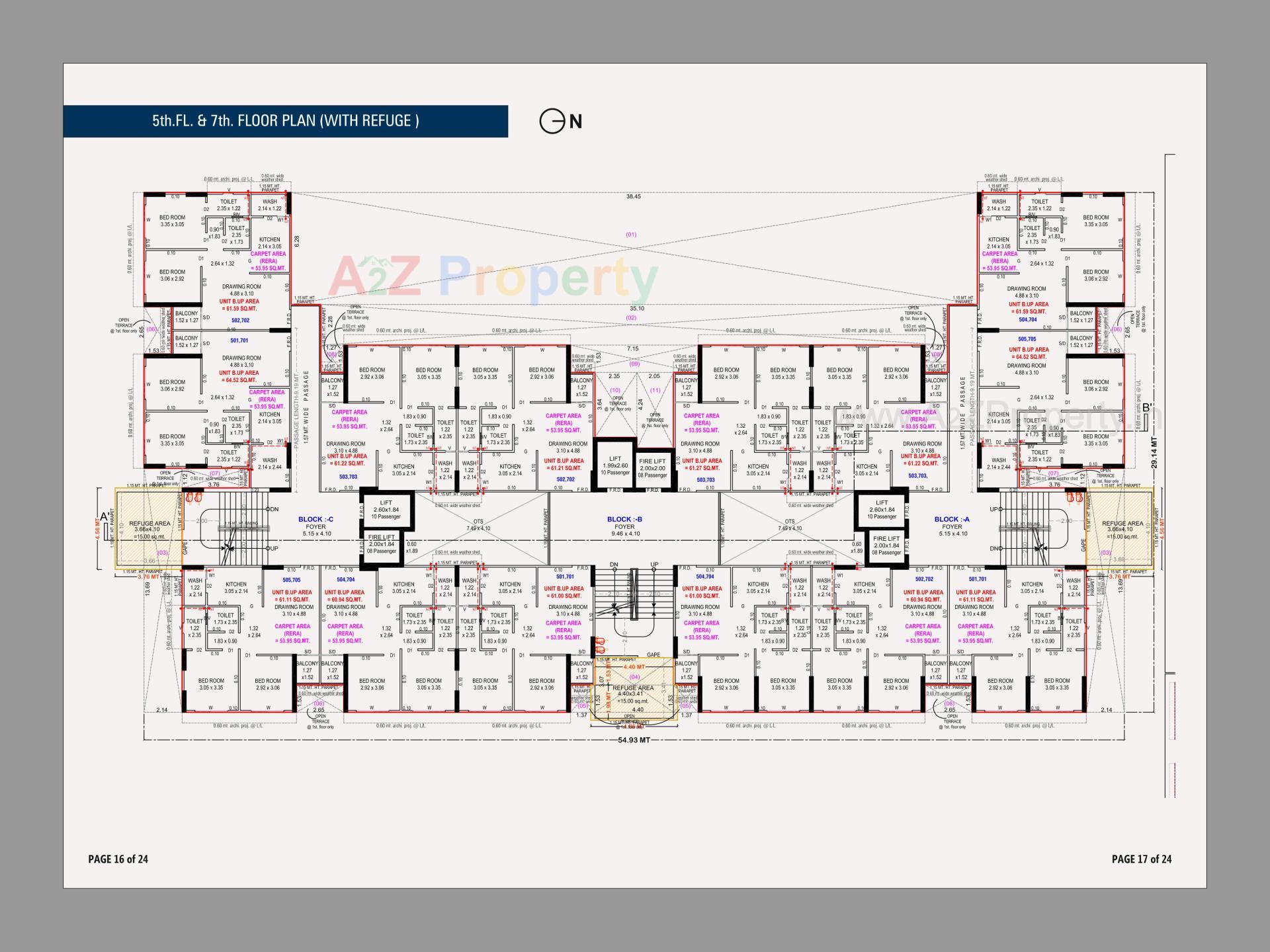 Layout of real estate project The Cluster located at Nikol, Ahmedabad, Gujarat