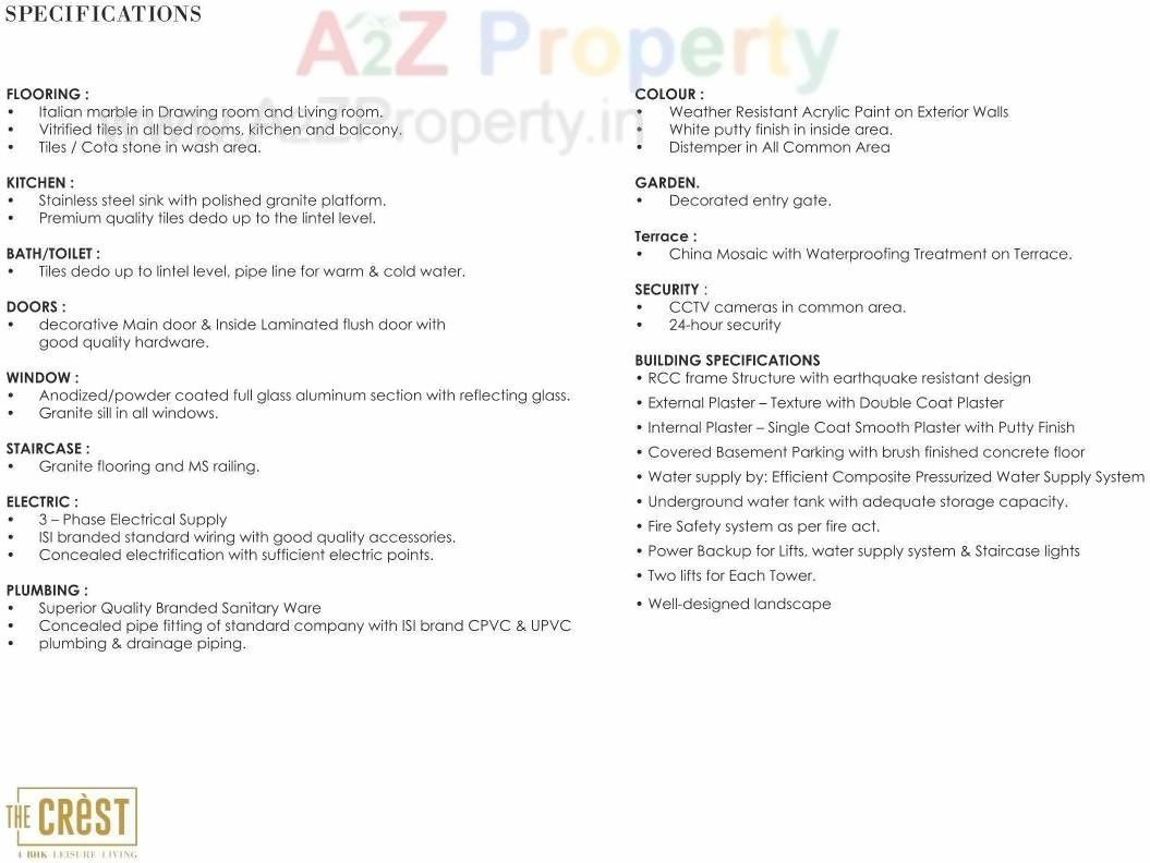 Project Specifications