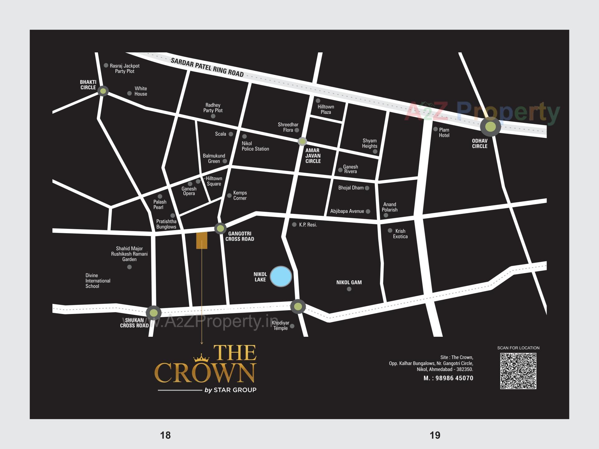  of real estate project The Crown located at Nikol, Ahmedabad, Gujarat