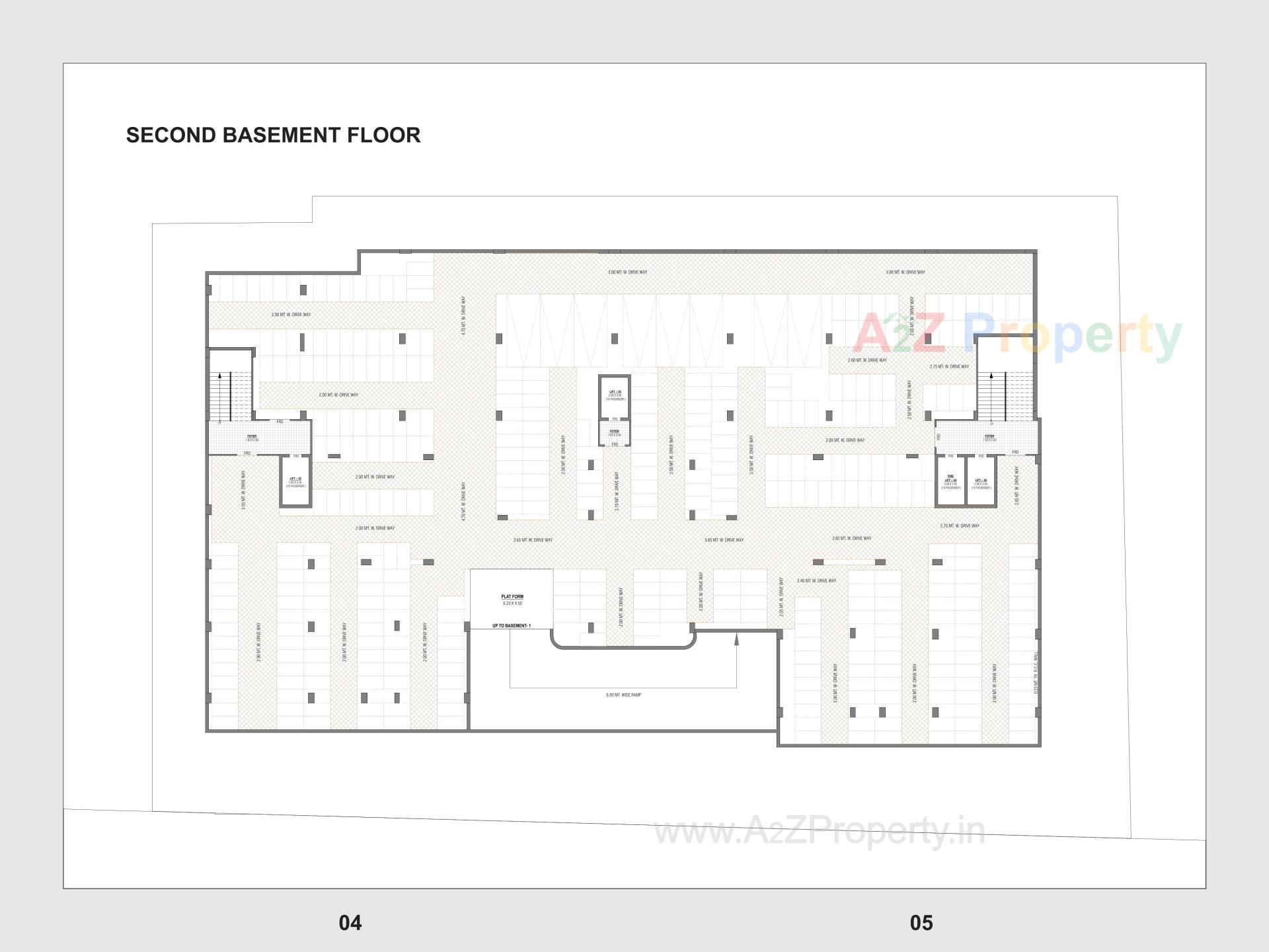 Layout of real estate project The Crown located at Nikol, Ahmedabad, Gujarat