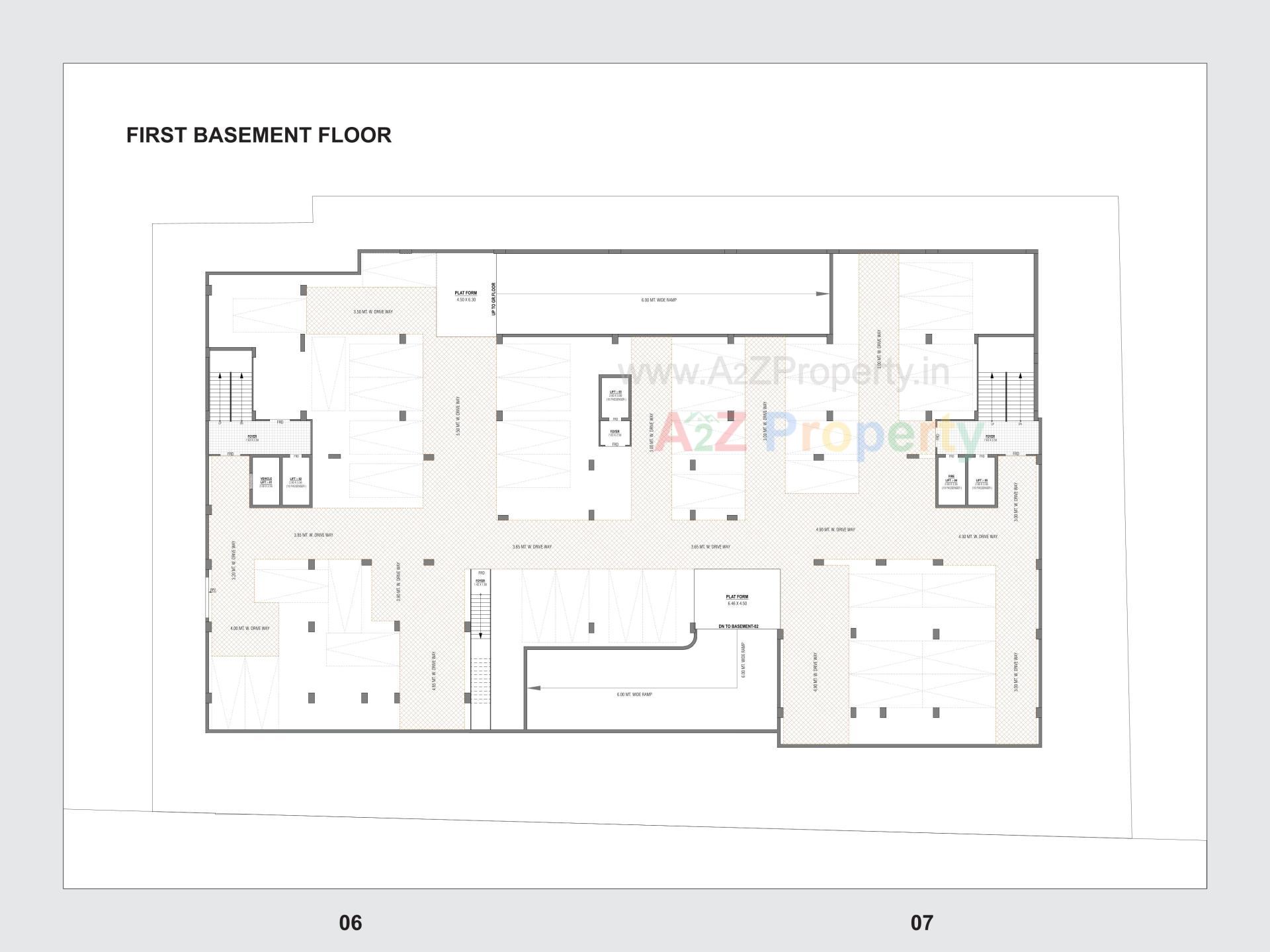 Layout of real estate project The Crown located at Nikol, Ahmedabad, Gujarat