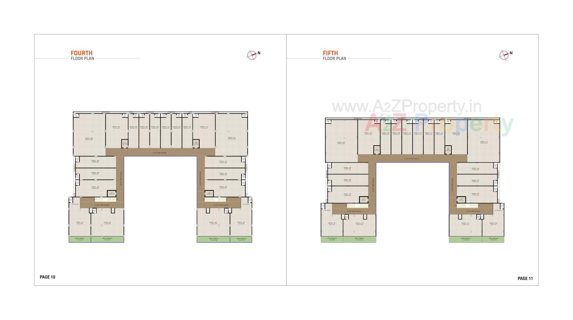 Layout of real estate project The Edge located at Nikol, Ahmedabad, Gujarat