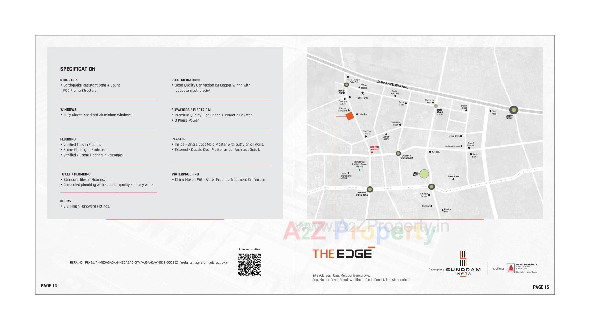  of real estate project The Edge located at Nikol, Ahmedabad, Gujarat