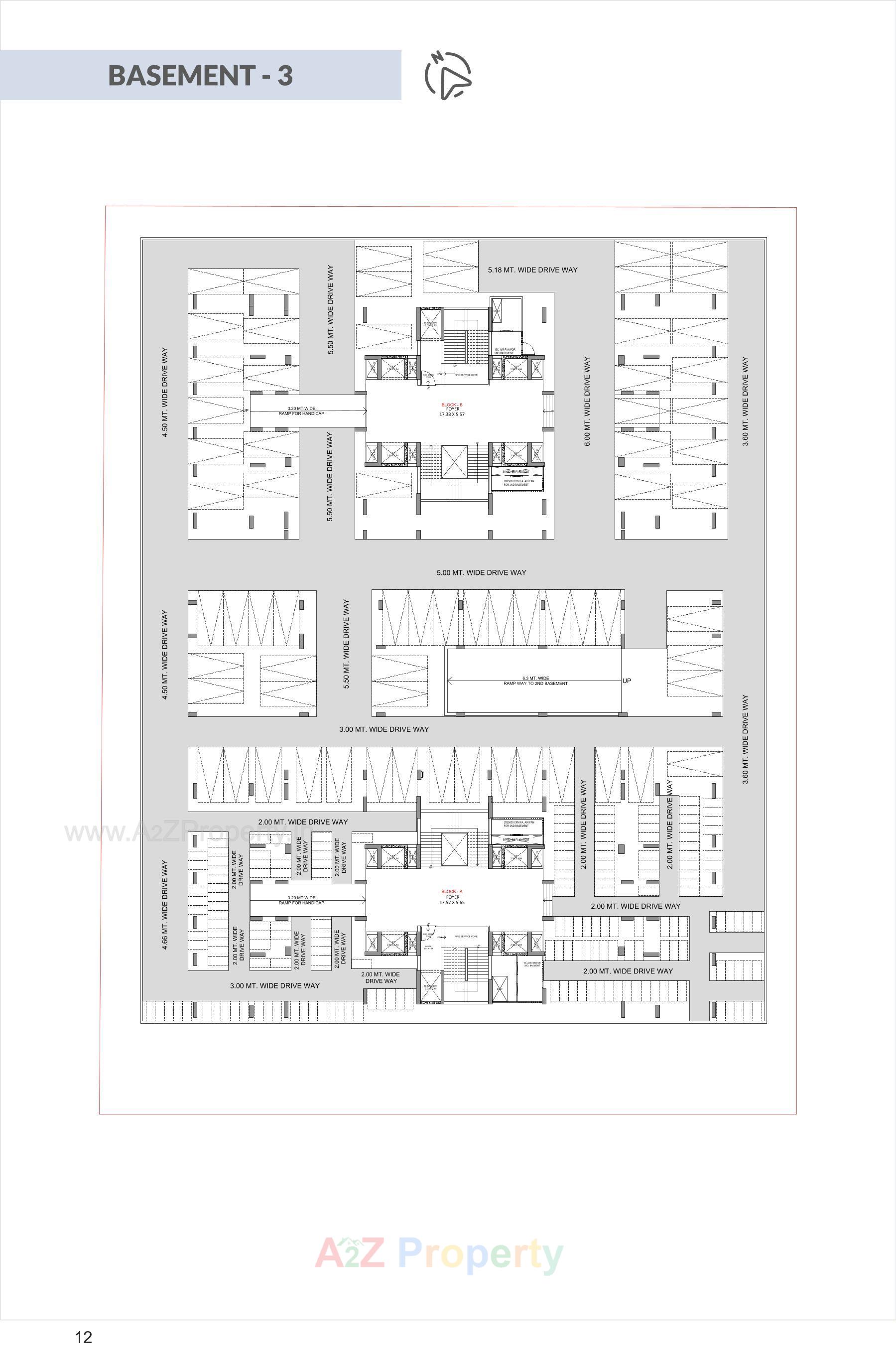 Layout of real estate project The Empiirean located at Ahmedabad, Ahmedabad, Gujarat