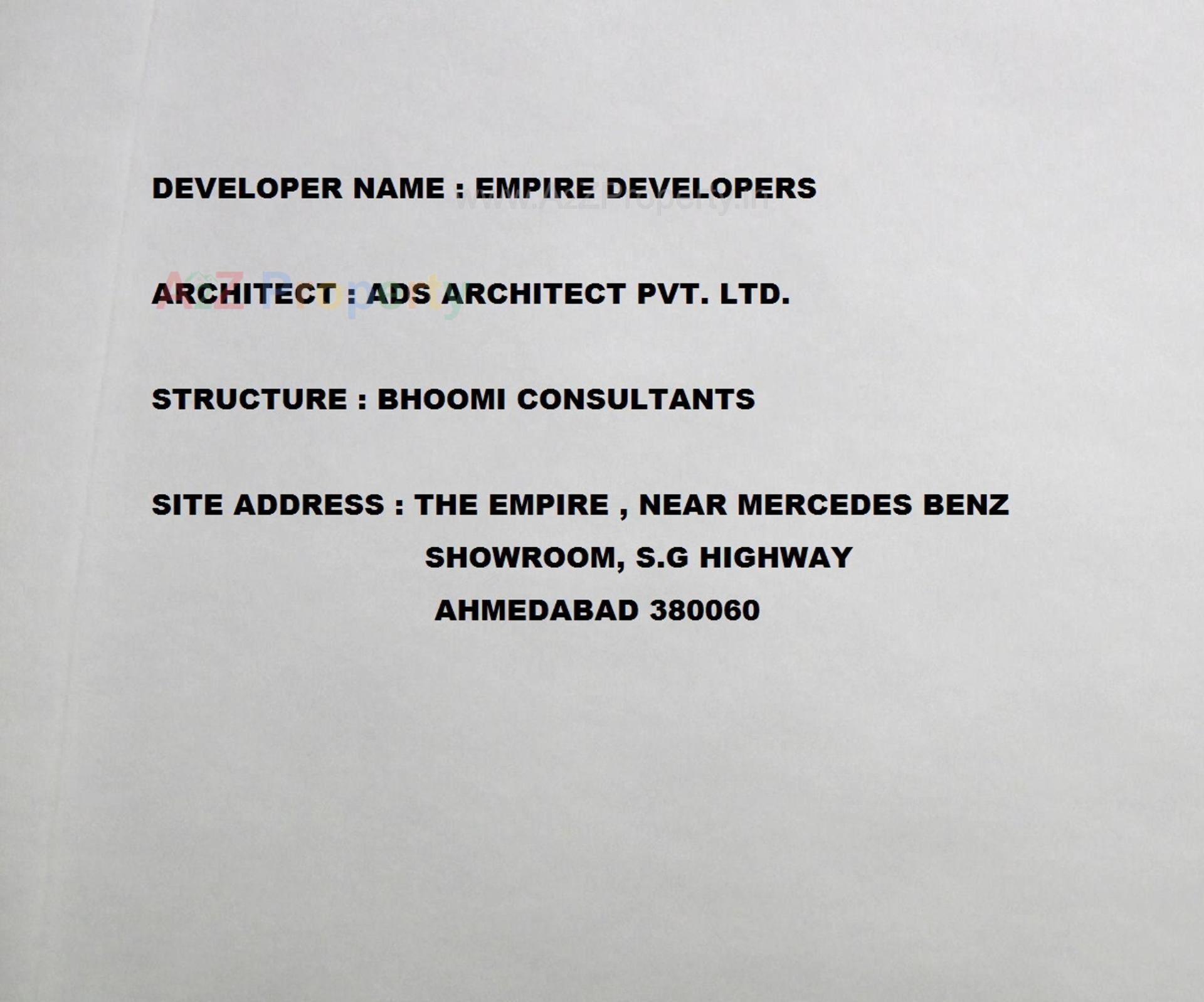  of real estate project The Empire located at Sola, Ahmedabad, Gujarat