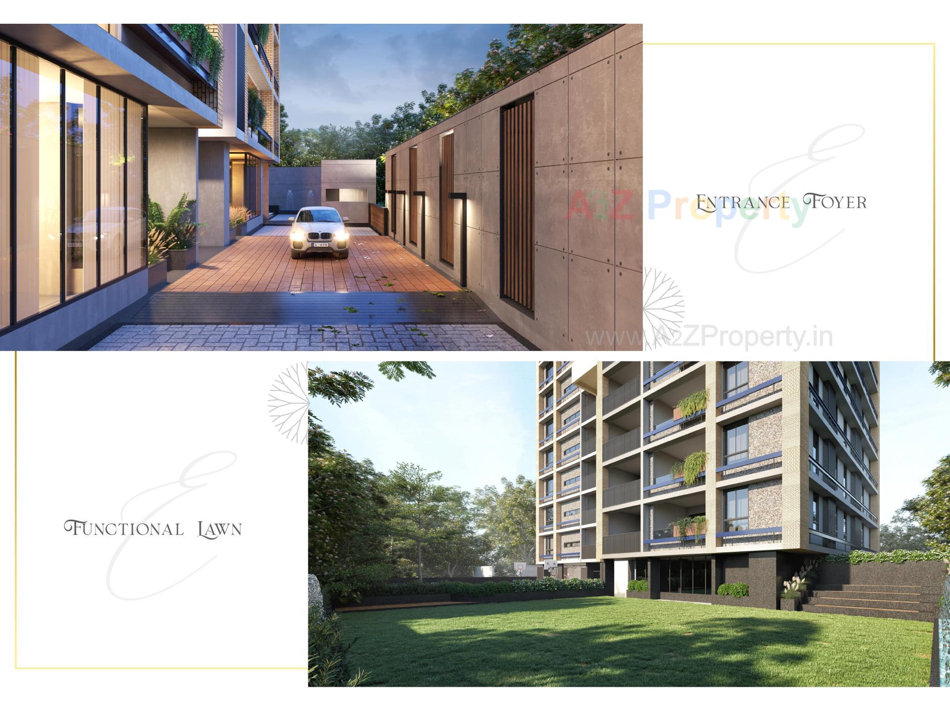 3D Elevation of real estate project The Empyrean located at Shilaj, Ahmedabad, Gujarat