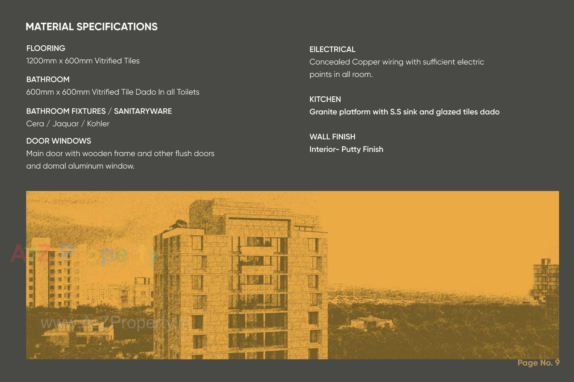  of real estate project The Empyrean located at Bopal, Ahmedabad, Gujarat