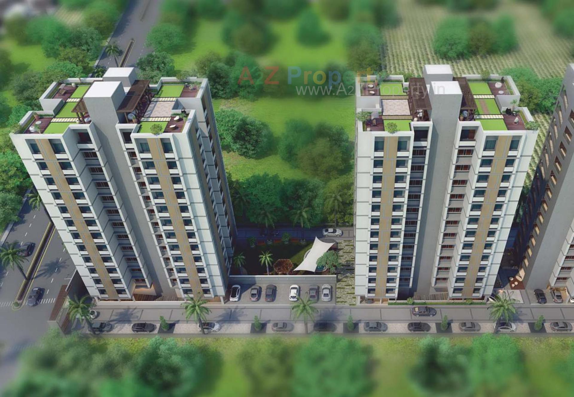 3D Elevation of real estate project The Festival Residency located at Khoraj, Ahmedabad, Gujarat