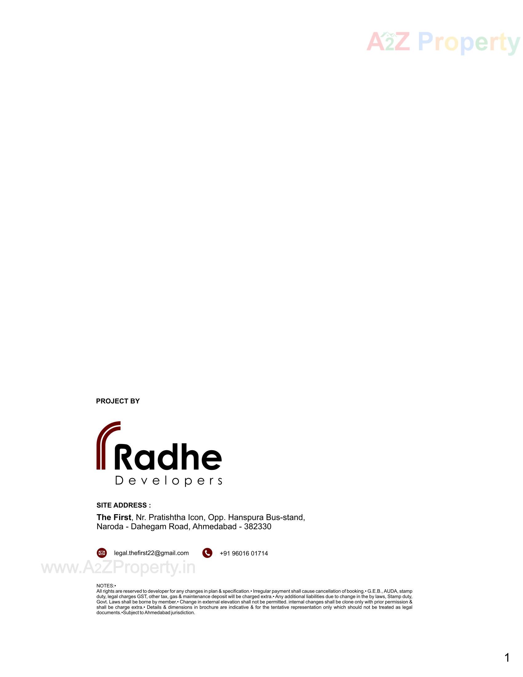  of real estate project The located at Hanspura, Ahmedabad, Gujarat