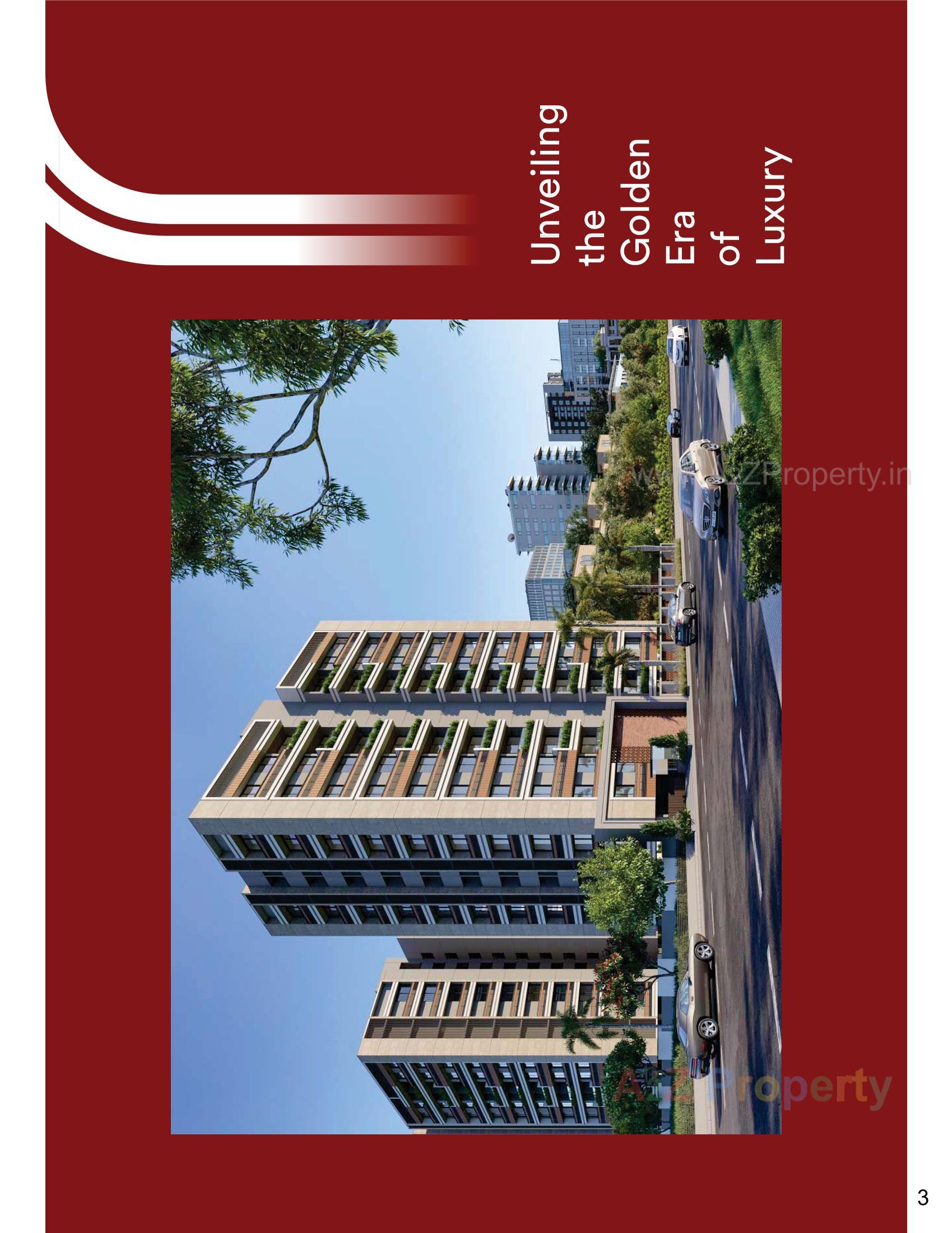 3D Elevation of real estate project The located at Hanspura, Ahmedabad, Gujarat