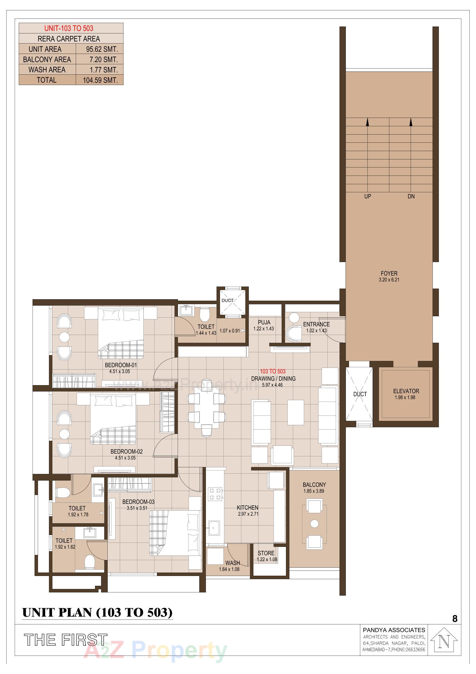 Layout of real estate project The located at Chhadawad, Ahmedabad, Gujarat