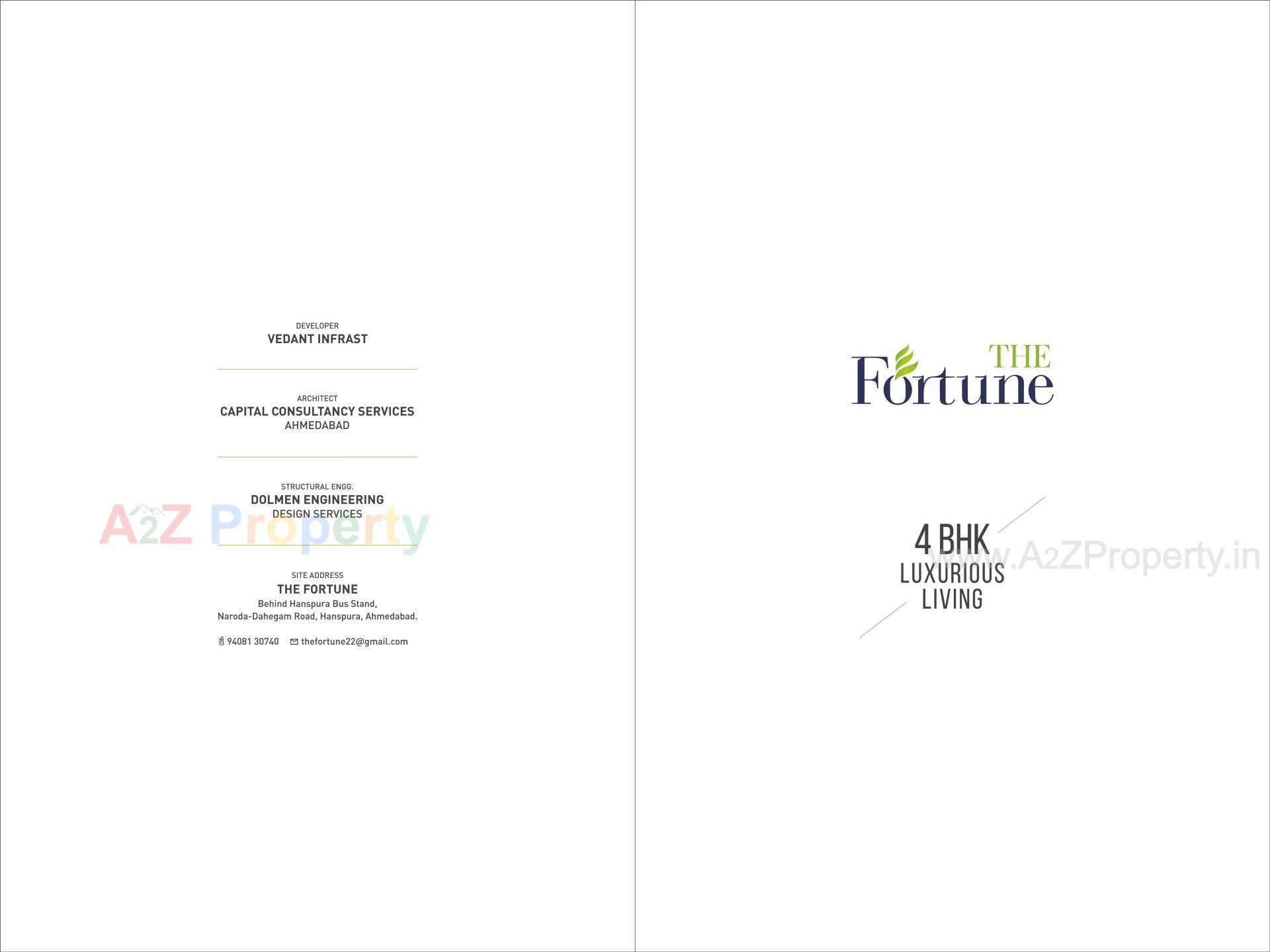  of real estate project The Fortune located at Hanshpura, Ahmedabad, Gujarat