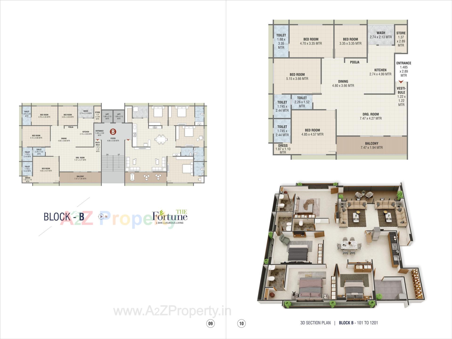 Layout of real estate project The Fortune located at Hanshpura, Ahmedabad, Gujarat