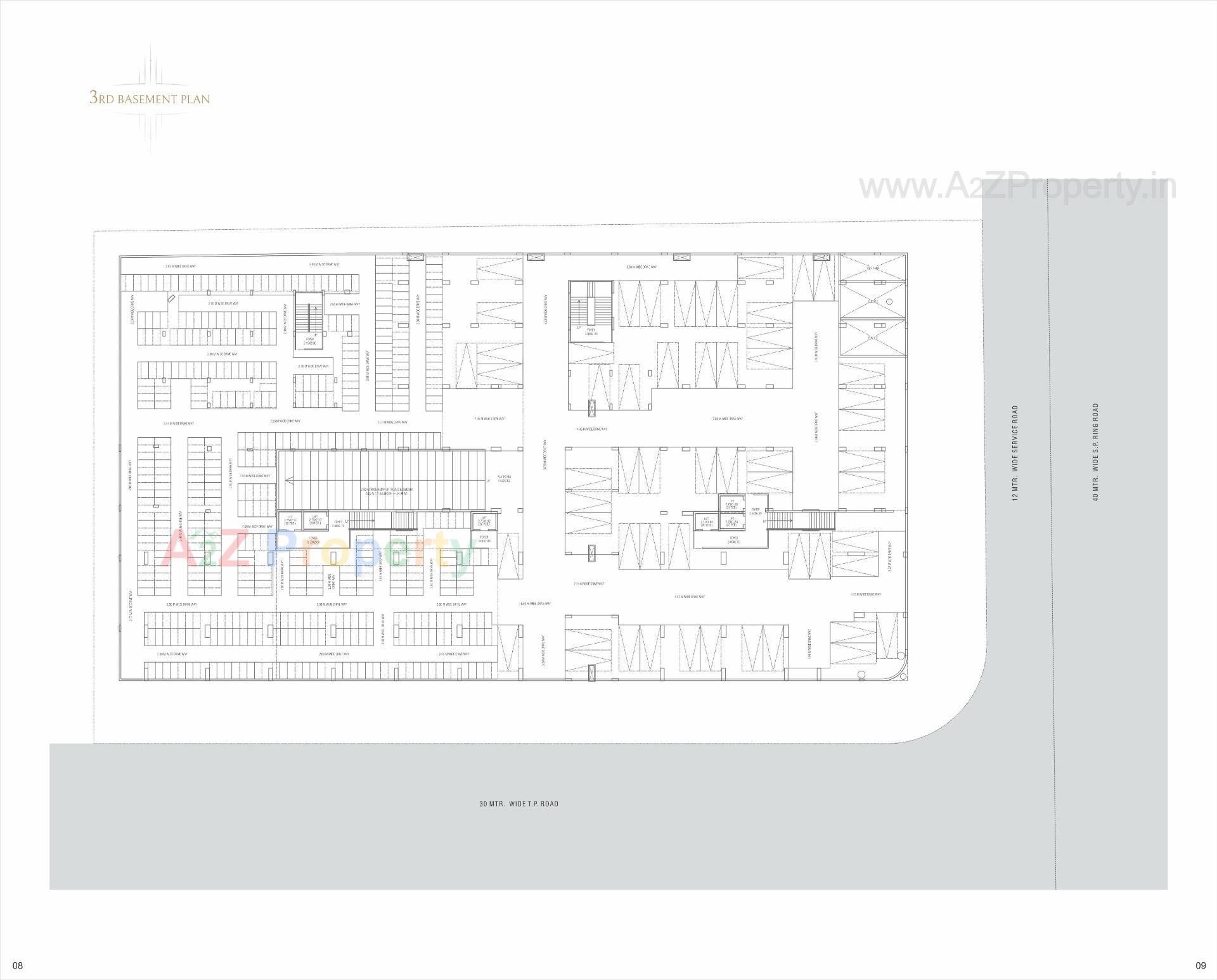 Layout of real estate project The Gateway located at Nikol, Ahmedabad, Gujarat