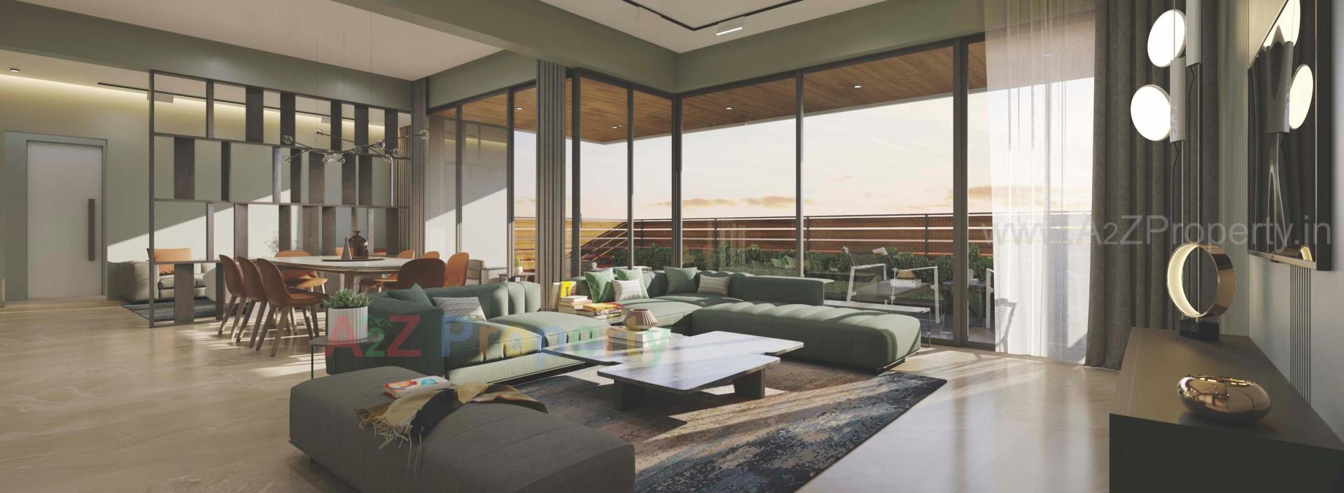 3D Elevation of real estate project The Gold By Samor located at Hebatpur, Ahmedabad, Gujarat