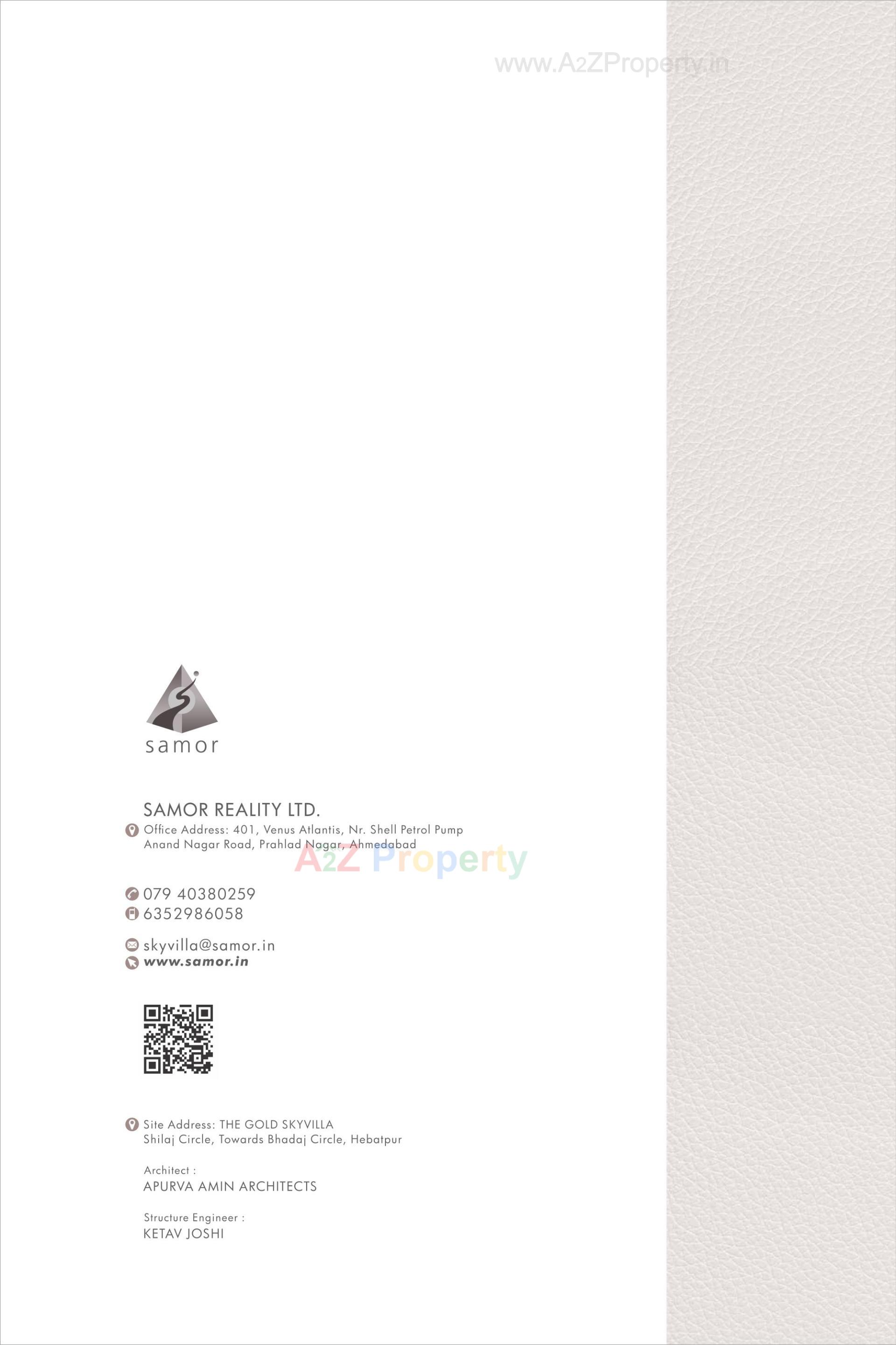  of real estate project The Gold Sky Villa located at Bhadaj, Ahmedabad, Gujarat