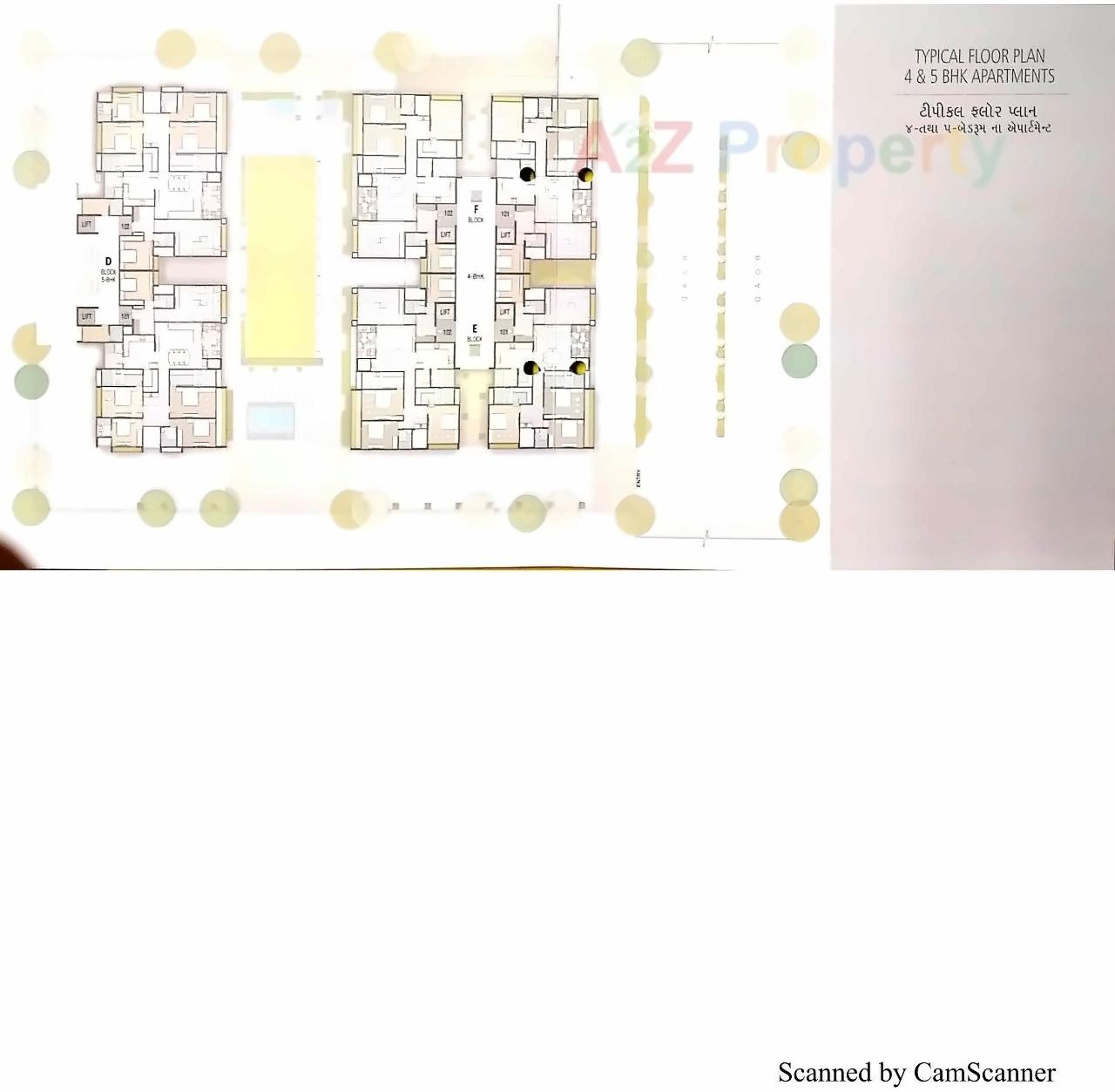 Layout of real estate project The Grand Eastern located at Nikol, Ahmedabad, Gujarat