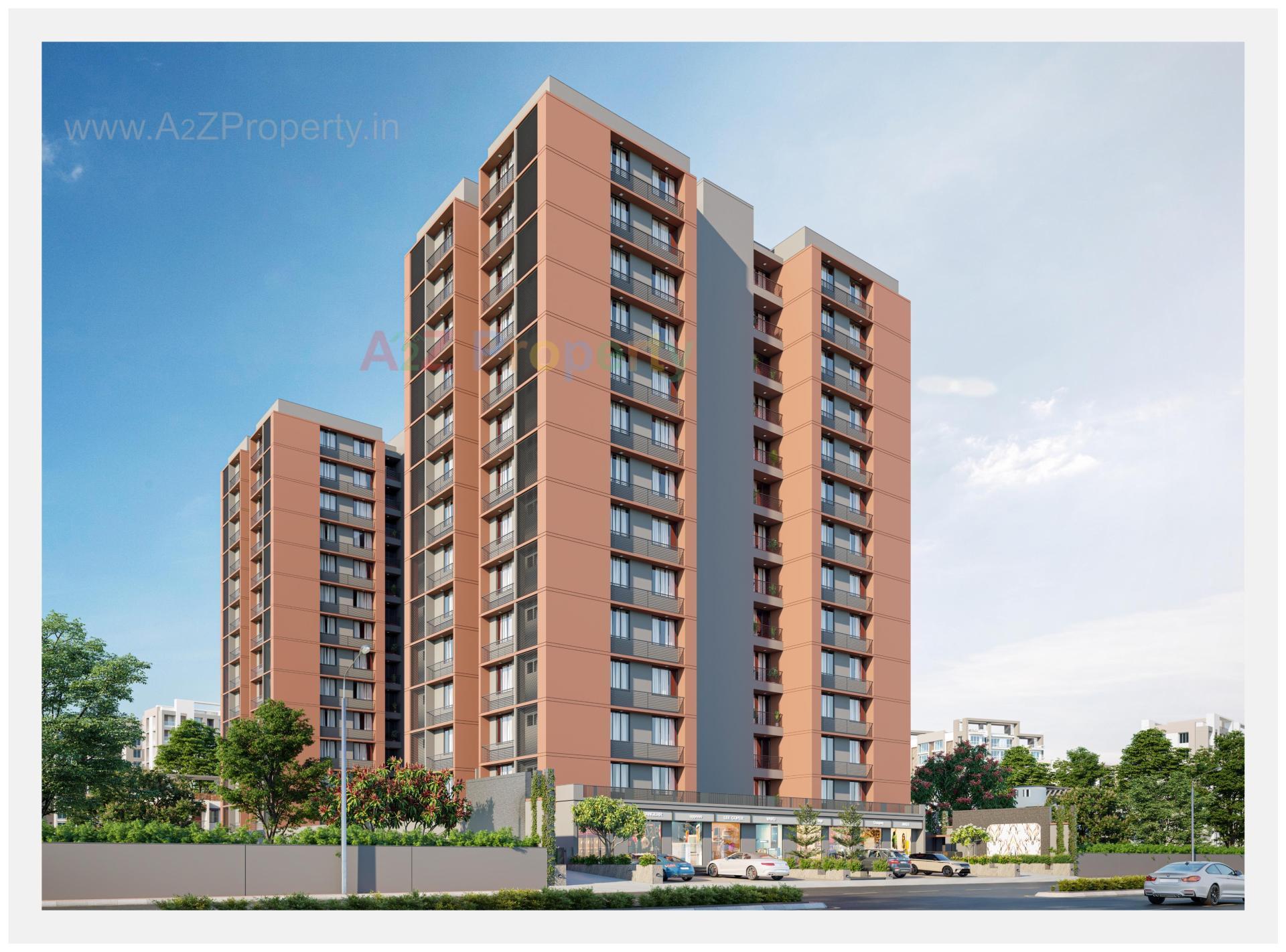 3D Elevation of real estate project The Grand Gokuldham located at Vastral, Ahmedabad, Gujarat