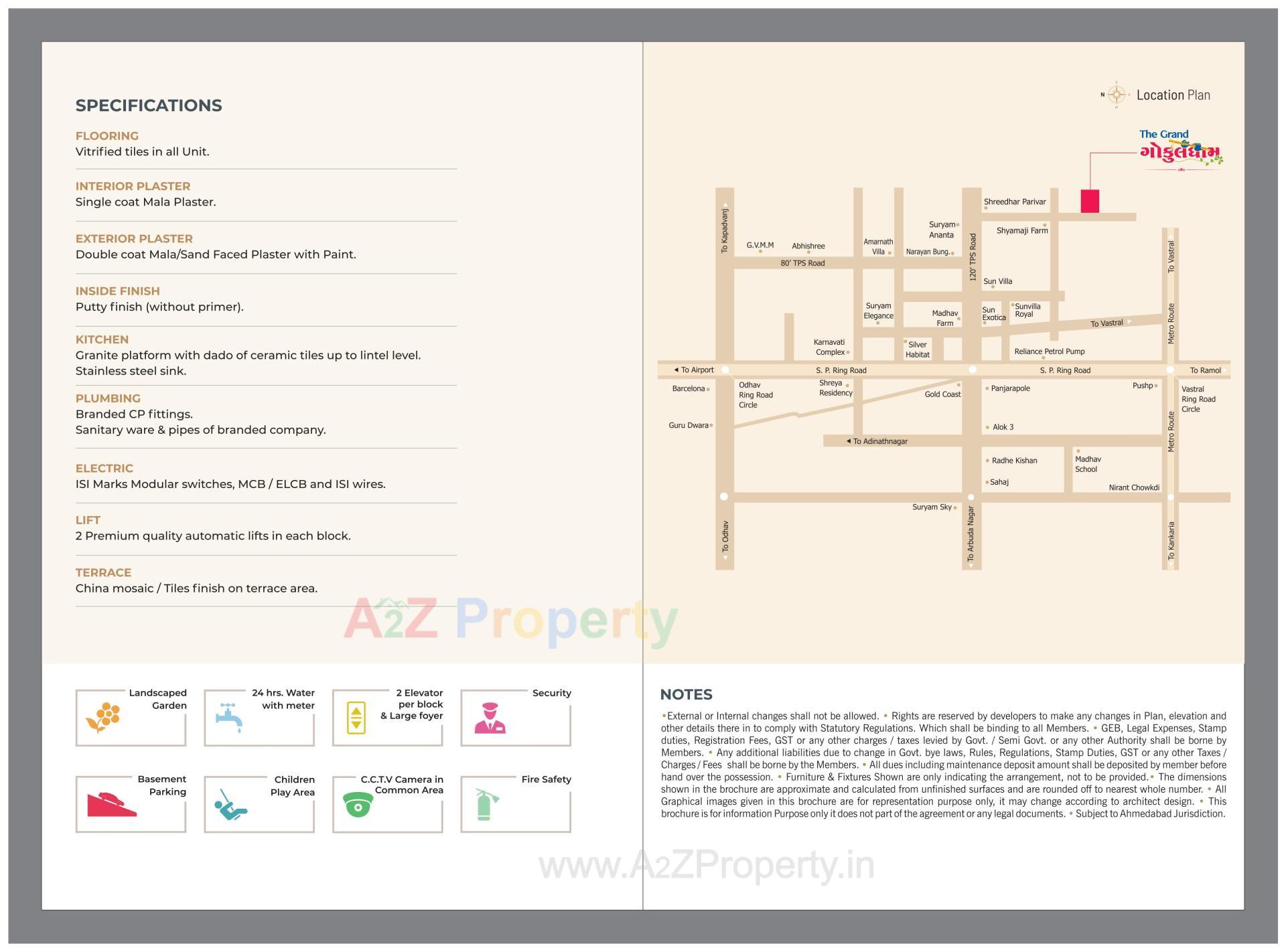  of real estate project The Grand Gokuldham located at Vastral, Ahmedabad, Gujarat