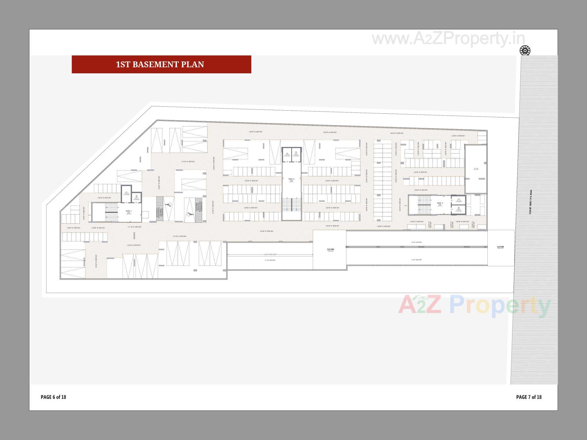 Layout of real estate project The Grand Serenity located at Nikol, Ahmedabad, Gujarat