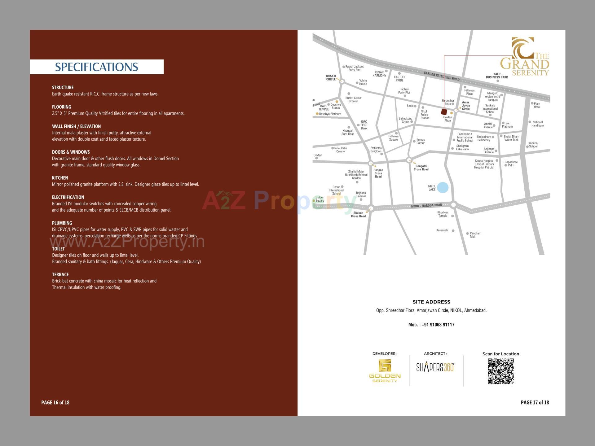  of real estate project The Grand Serenity located at Nikol, Ahmedabad, Gujarat