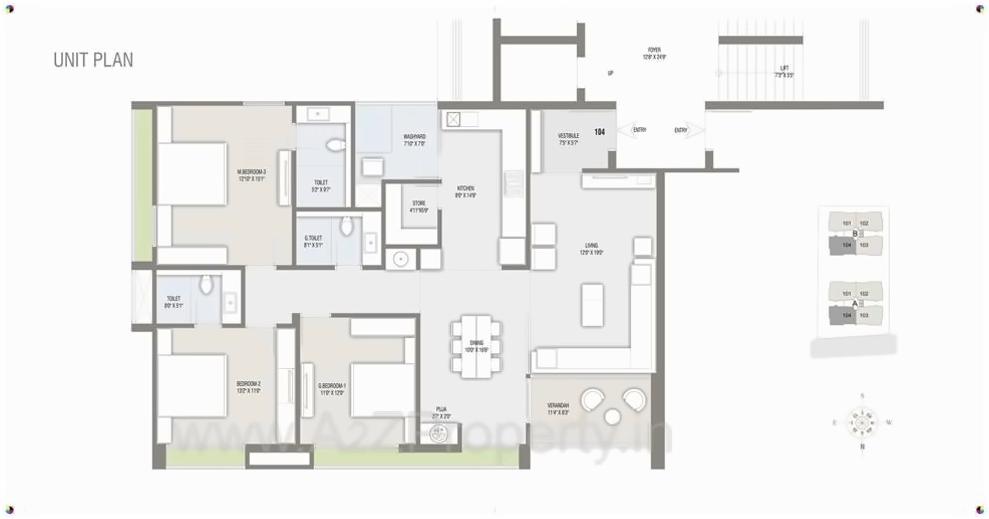 Layout of real estate project The Great Eastern located at Nikol, Ahmedabad, Gujarat